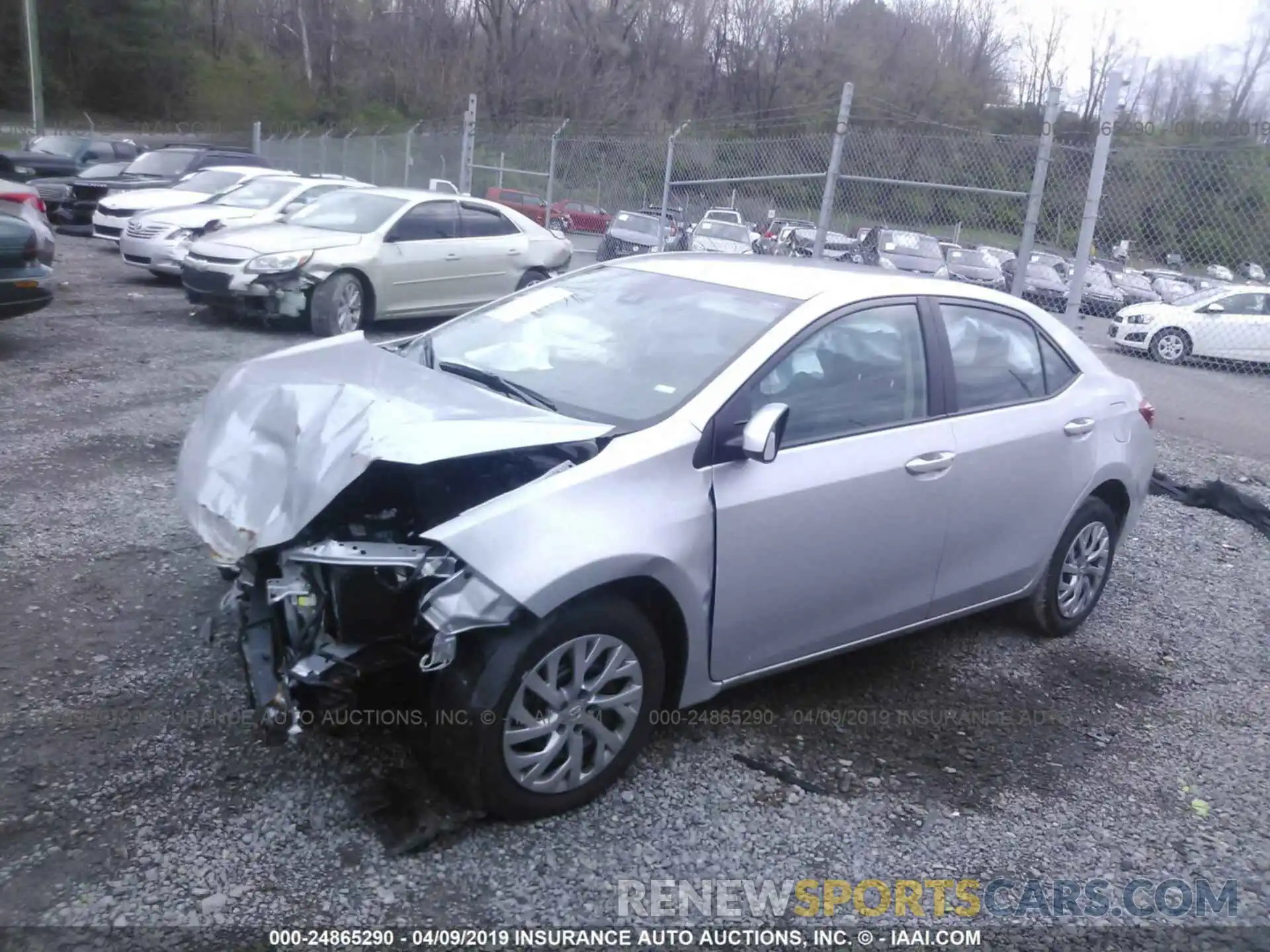 2 Photograph of a damaged car 2T1BURHE7KC185108 TOYOTA COROLLA 2019