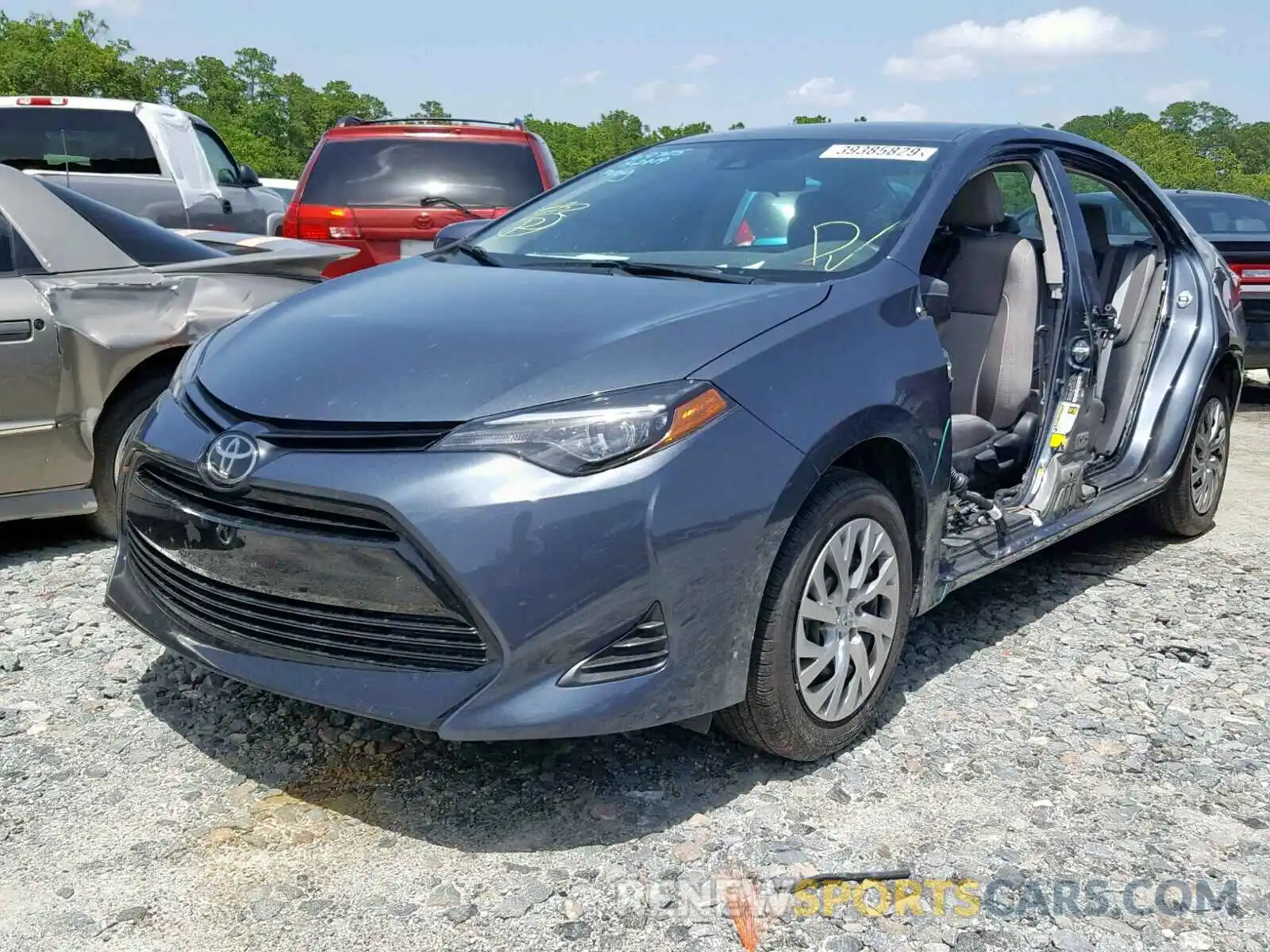 2 Photograph of a damaged car 2T1BURHE7KC185223 TOYOTA COROLLA 2019