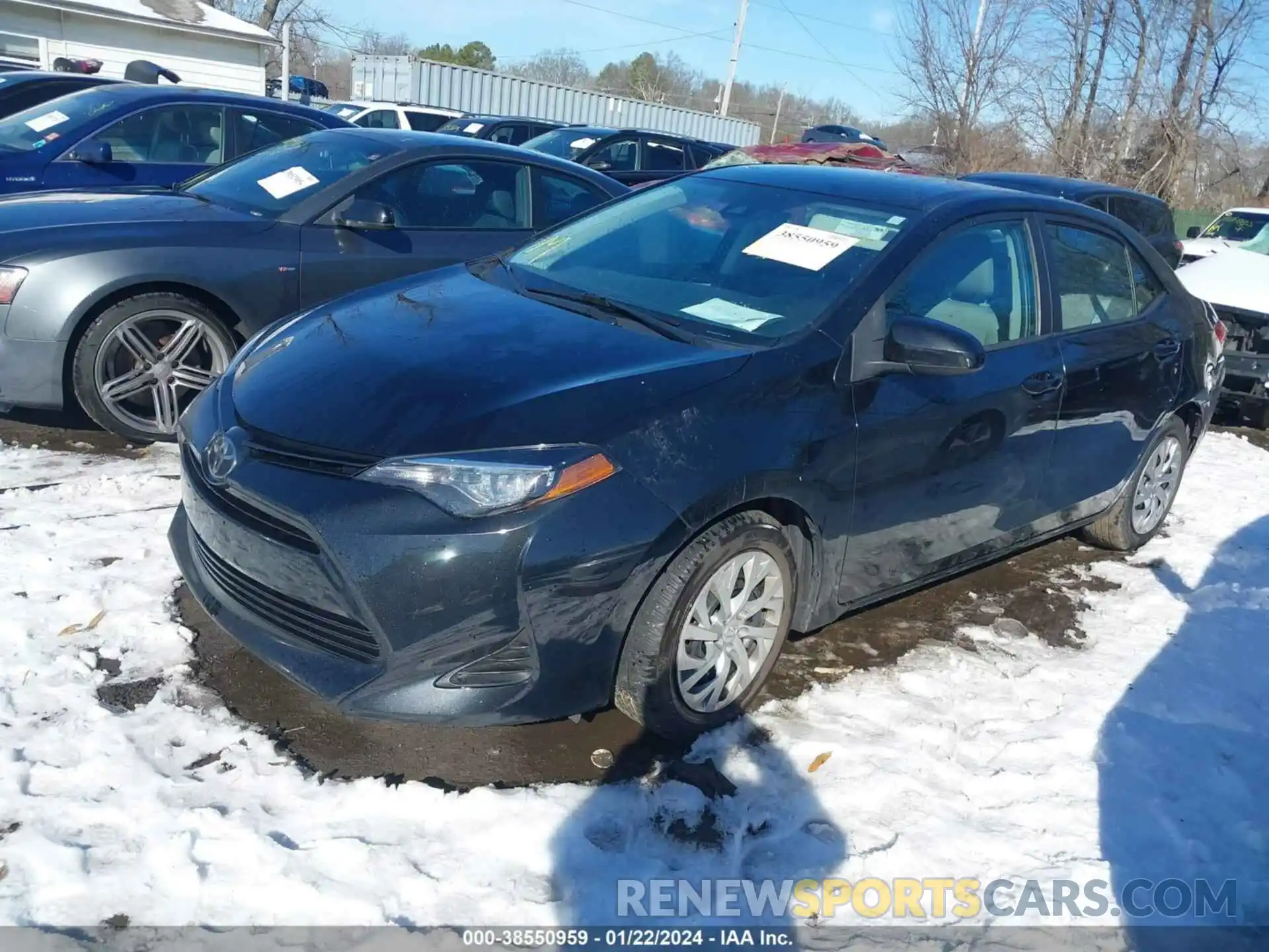 2 Photograph of a damaged car 2T1BURHE7KC185643 TOYOTA COROLLA 2019