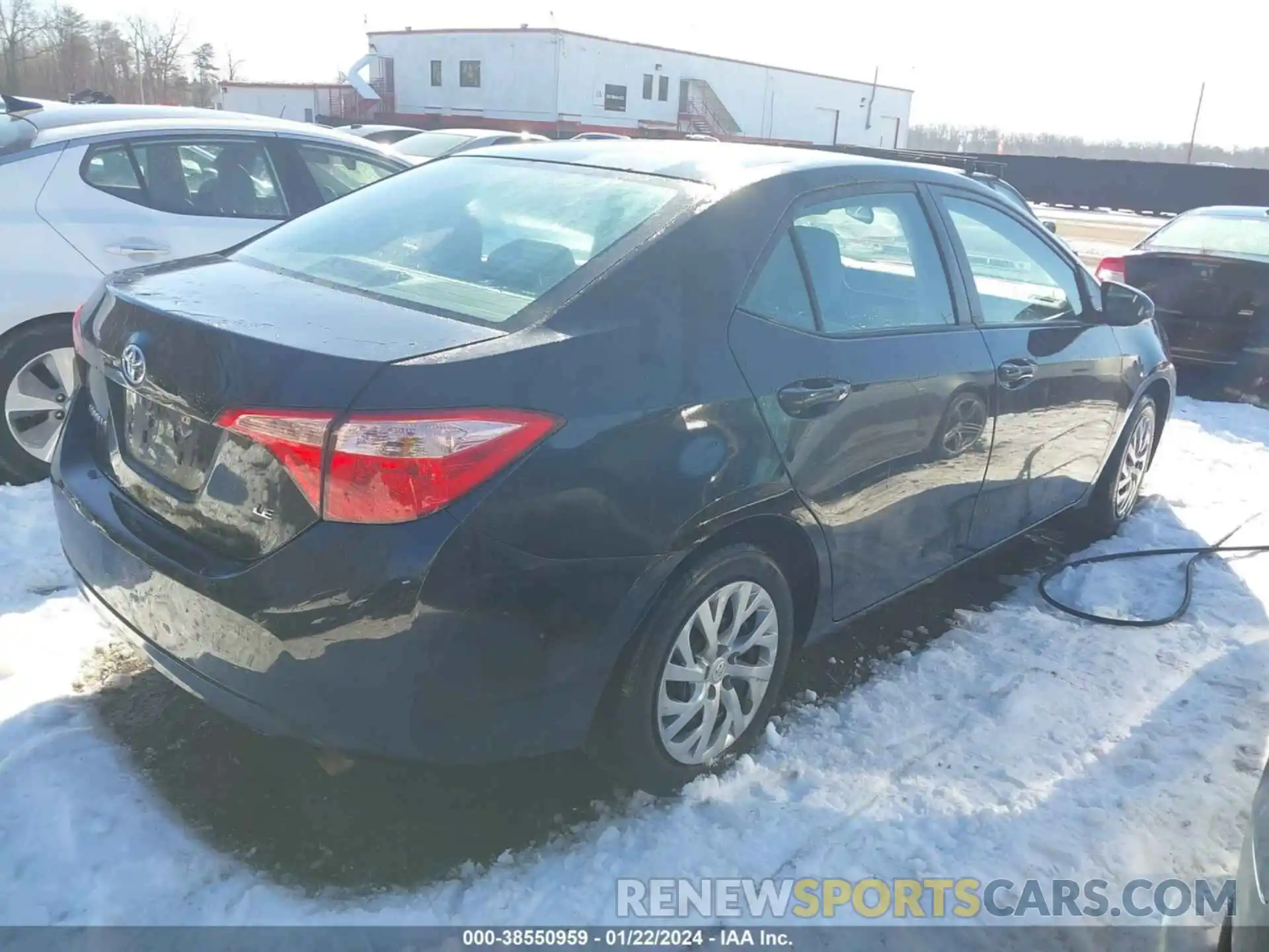 4 Photograph of a damaged car 2T1BURHE7KC185643 TOYOTA COROLLA 2019