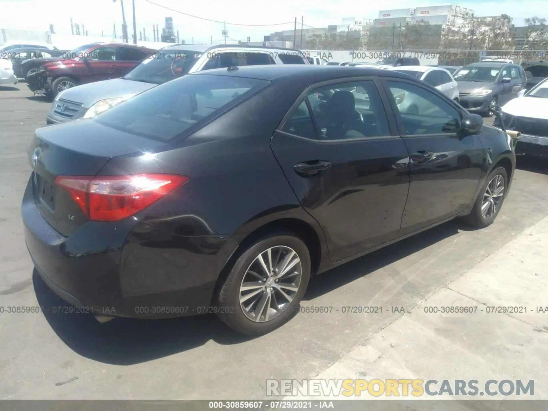 4 Photograph of a damaged car 2T1BURHE7KC186159 TOYOTA COROLLA 2019