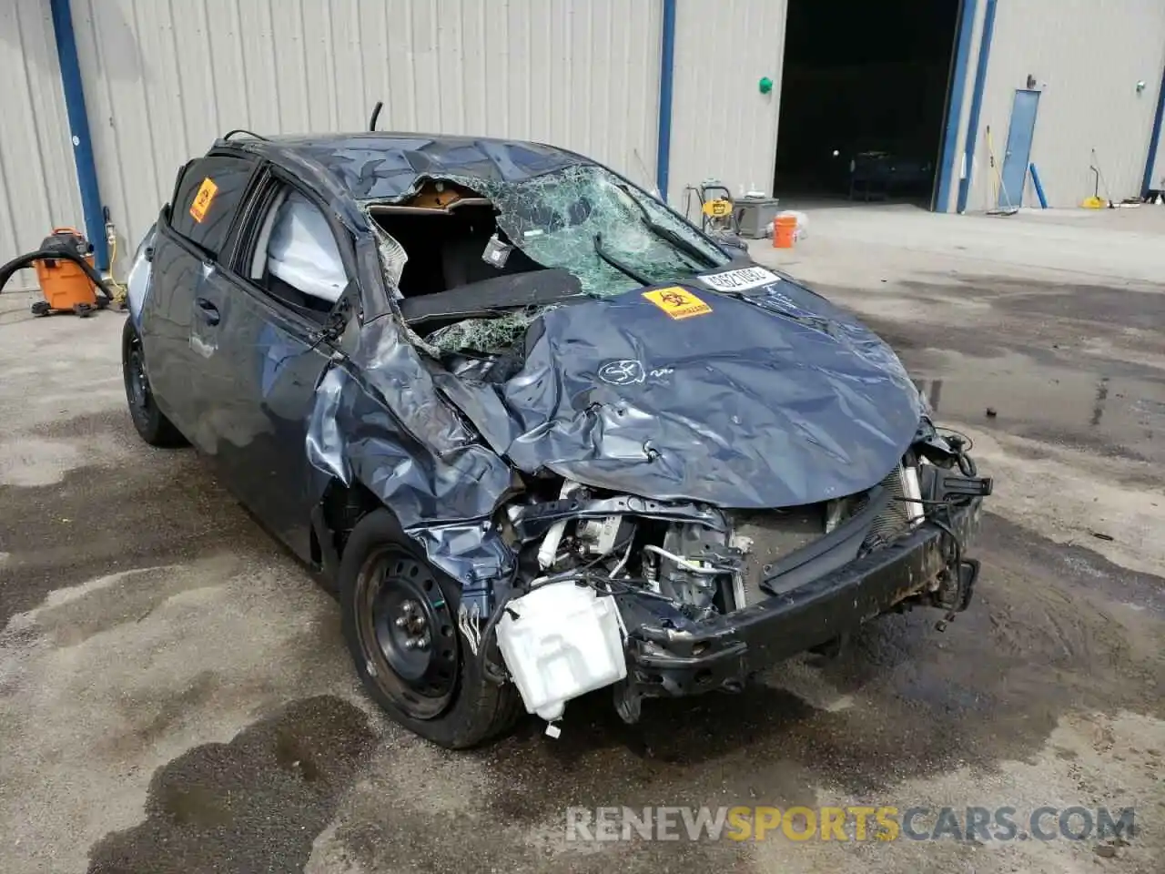 1 Photograph of a damaged car 2T1BURHE7KC186467 TOYOTA COROLLA 2019