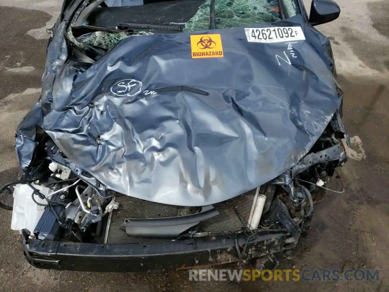 7 Photograph of a damaged car 2T1BURHE7KC186467 TOYOTA COROLLA 2019