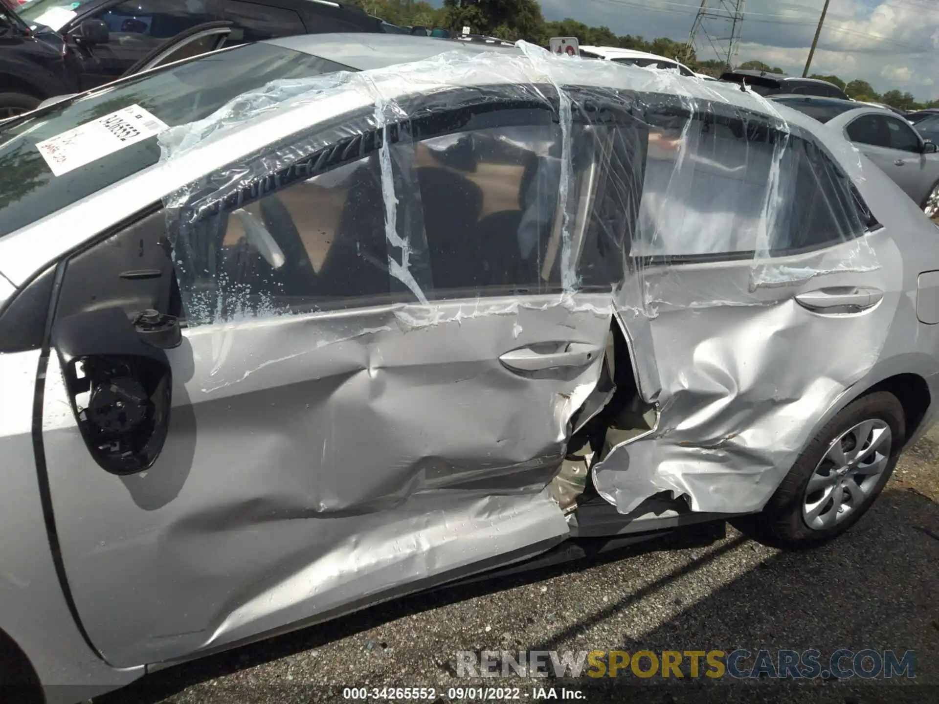 6 Photograph of a damaged car 2T1BURHE7KC186730 TOYOTA COROLLA 2019