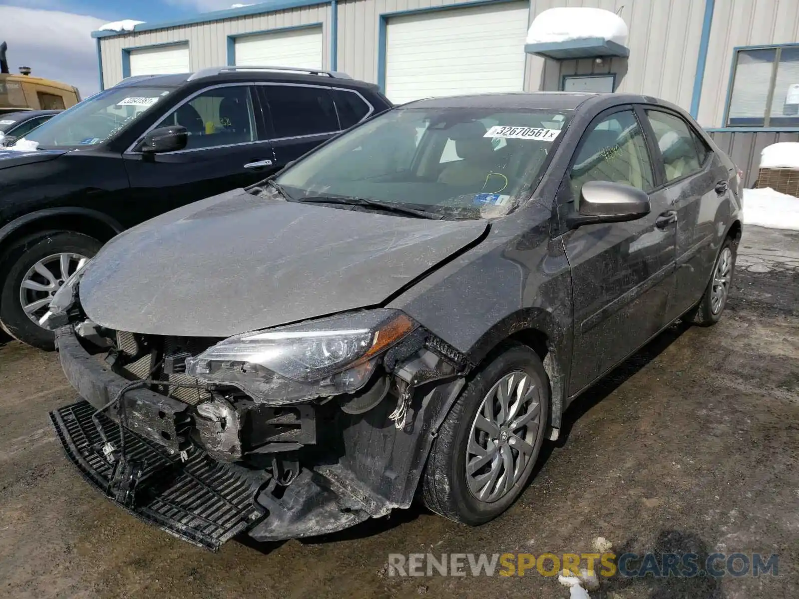 2 Photograph of a damaged car 2T1BURHE7KC187005 TOYOTA COROLLA 2019