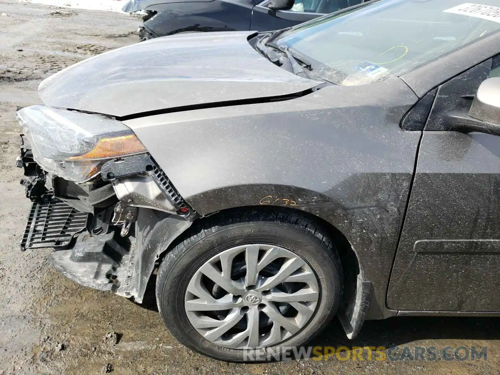 9 Photograph of a damaged car 2T1BURHE7KC187005 TOYOTA COROLLA 2019