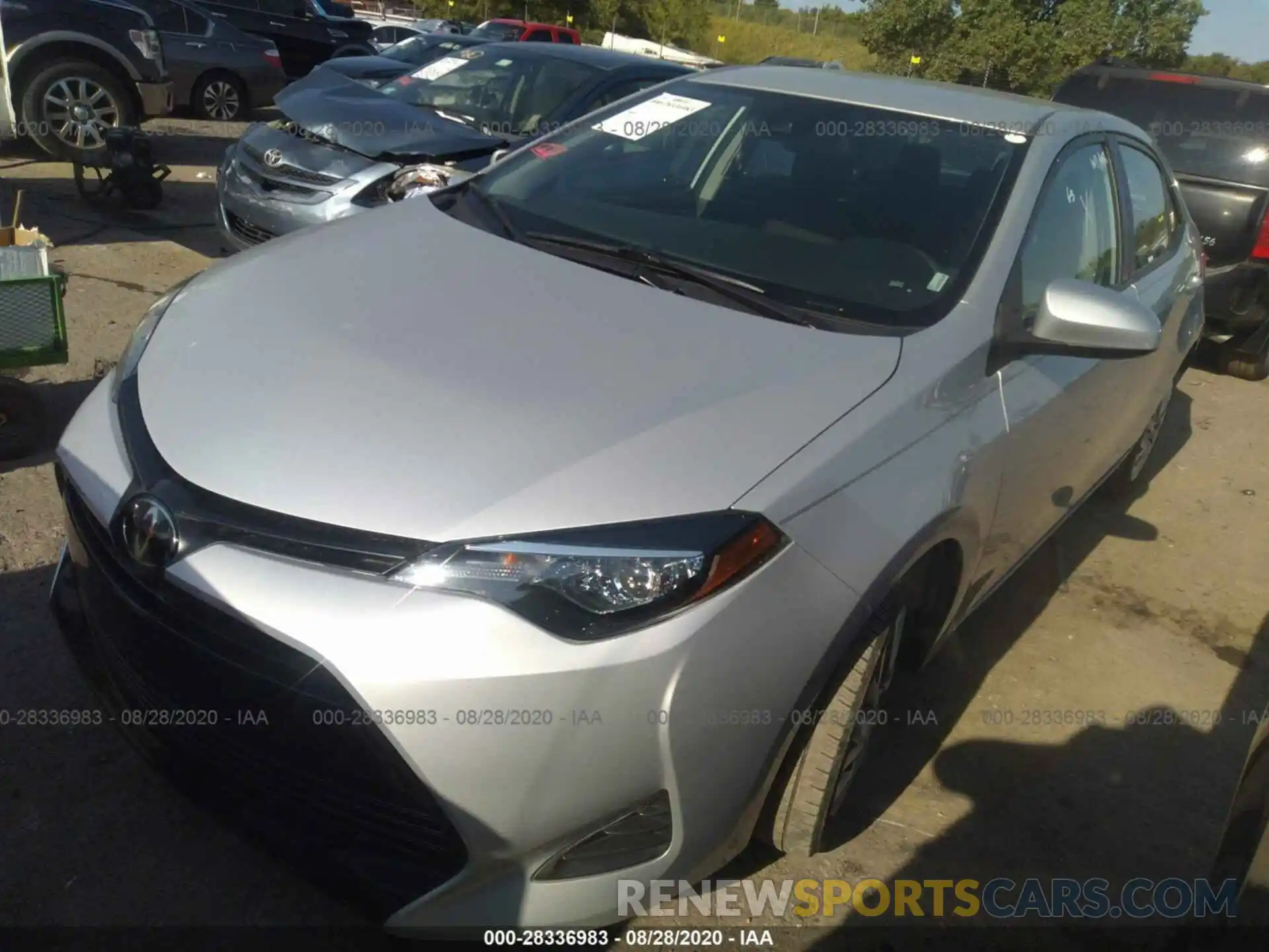 2 Photograph of a damaged car 2T1BURHE7KC187506 TOYOTA COROLLA 2019