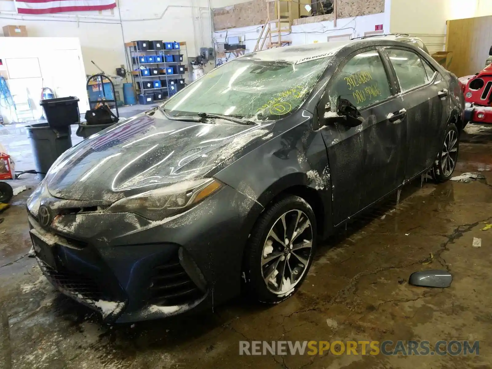 2 Photograph of a damaged car 2T1BURHE7KC187778 TOYOTA COROLLA 2019