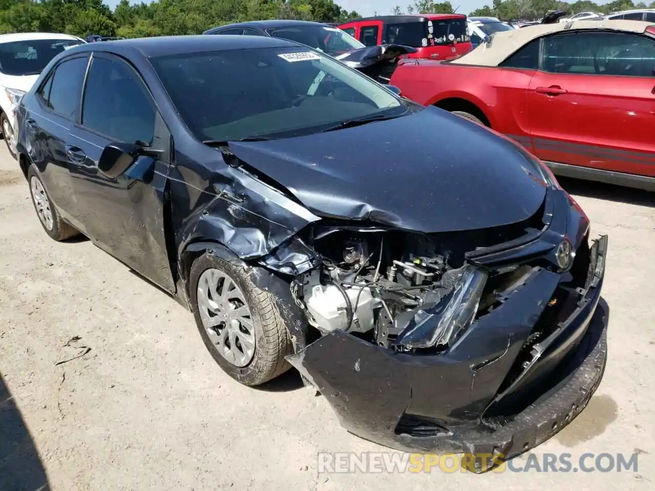 1 Photograph of a damaged car 2T1BURHE7KC188073 TOYOTA COROLLA 2019