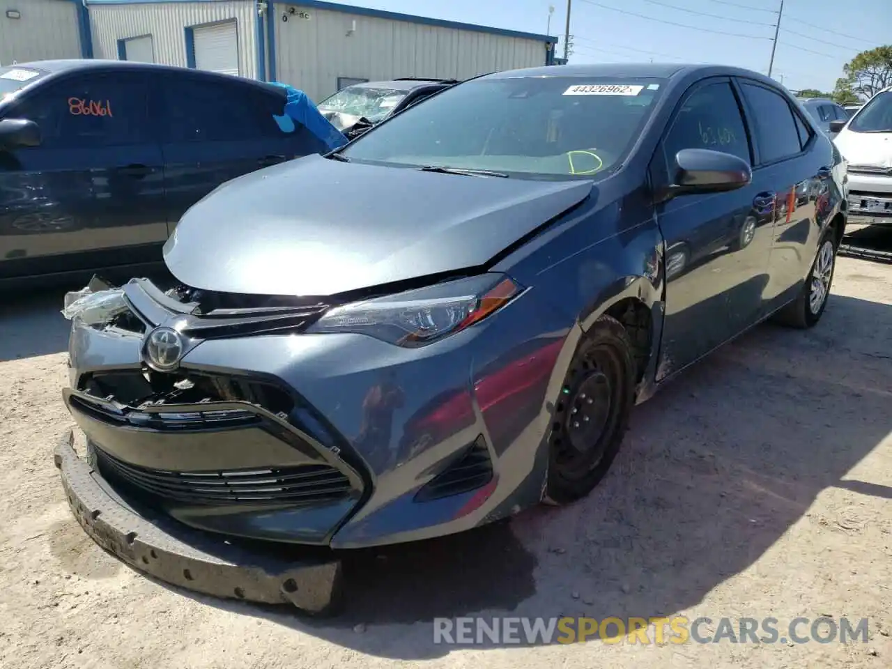 2 Photograph of a damaged car 2T1BURHE7KC188073 TOYOTA COROLLA 2019