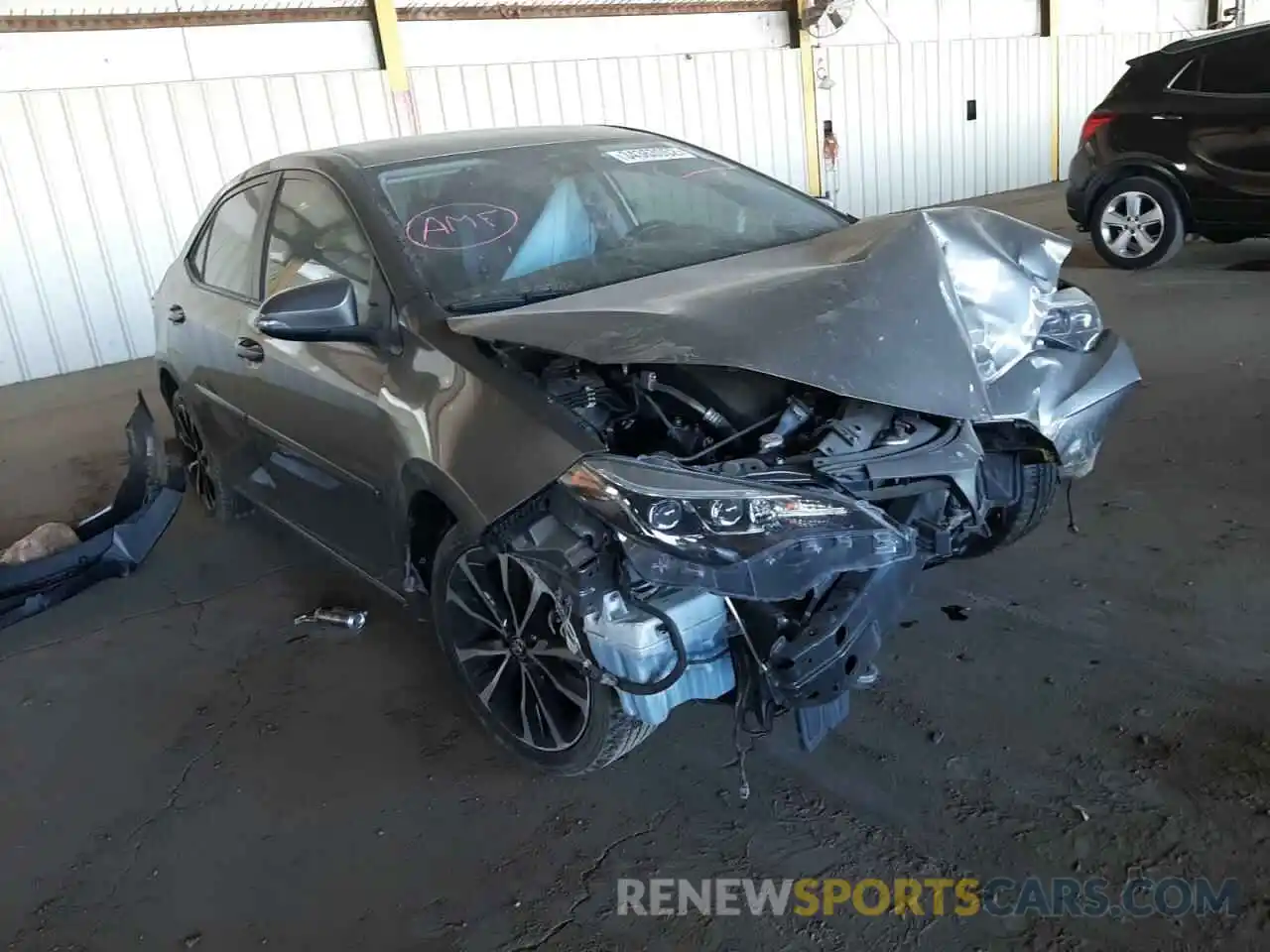 1 Photograph of a damaged car 2T1BURHE7KC189482 TOYOTA COROLLA 2019