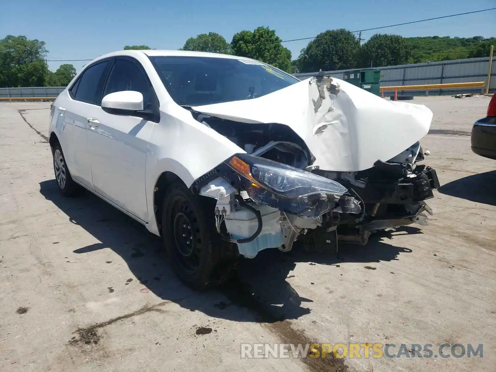 1 Фотография поврежденного автомобиля 2T1BURHE7KC189496 TOYOTA COROLLA 2019