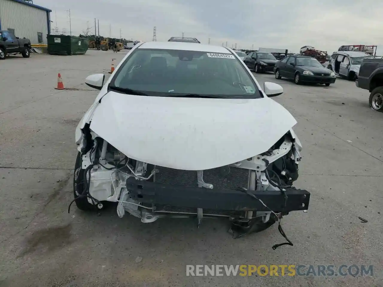 9 Photograph of a damaged car 2T1BURHE7KC189854 TOYOTA COROLLA 2019