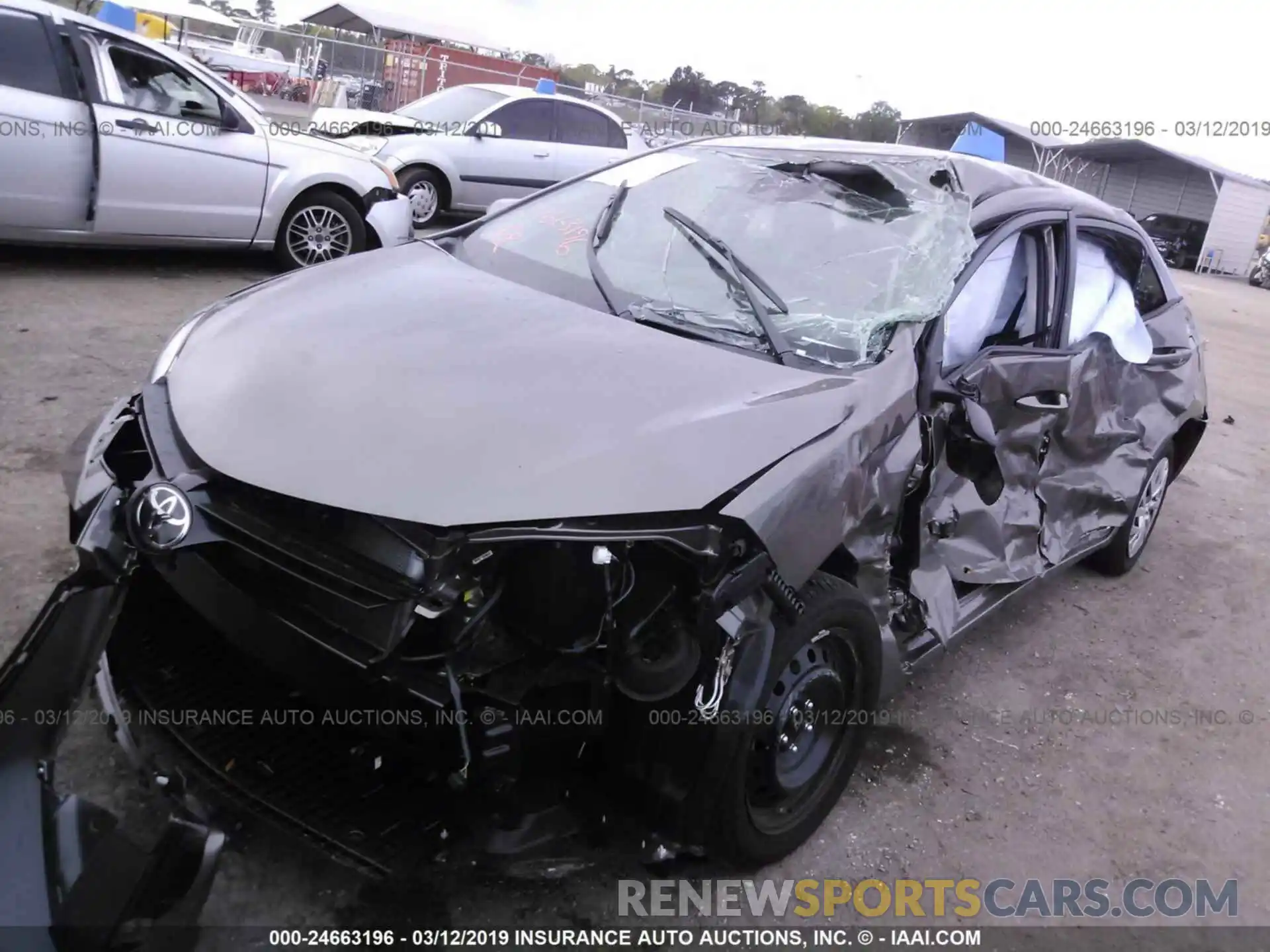 2 Photograph of a damaged car 2T1BURHE7KC190339 TOYOTA COROLLA 2019