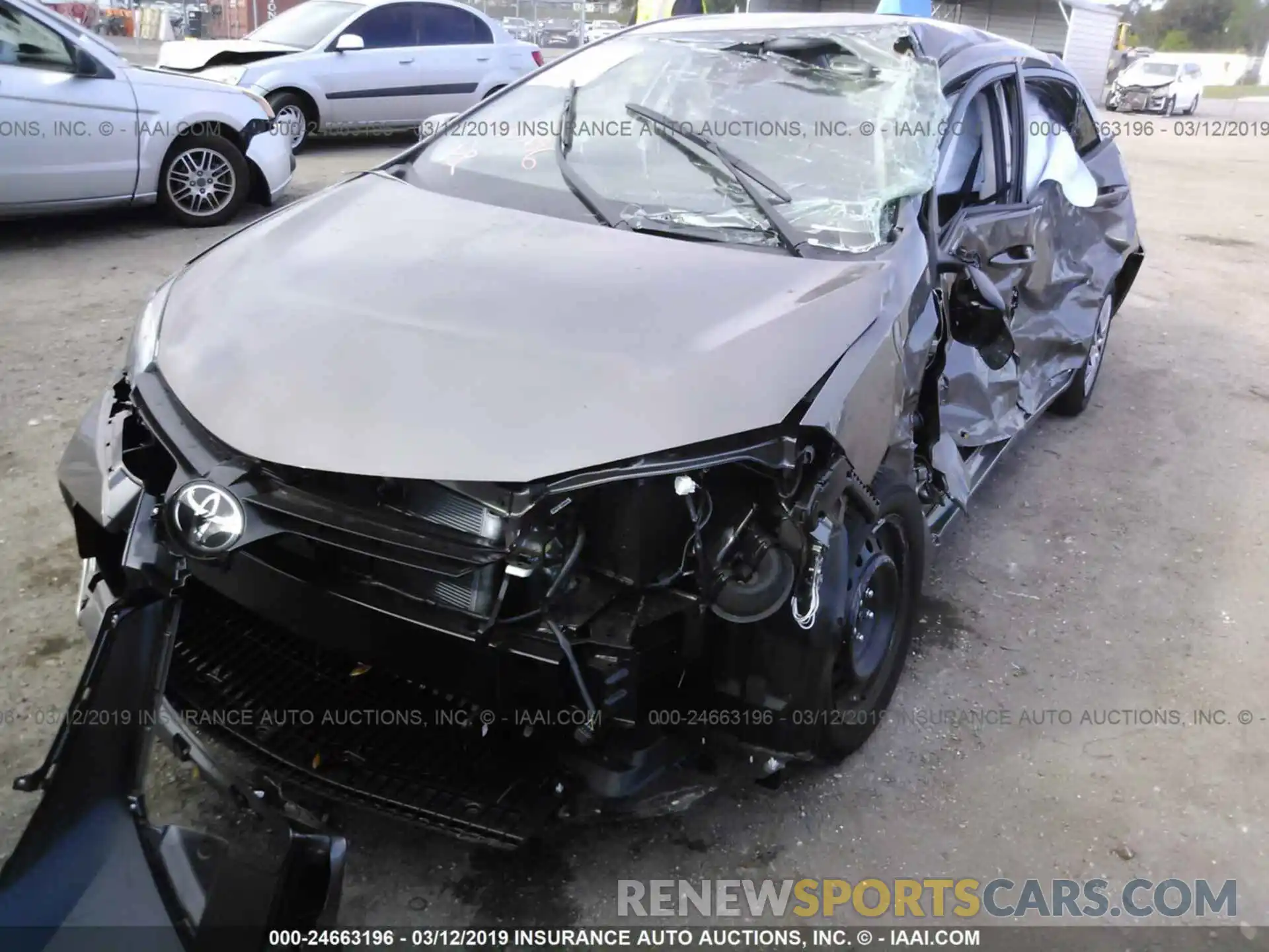 6 Photograph of a damaged car 2T1BURHE7KC190339 TOYOTA COROLLA 2019