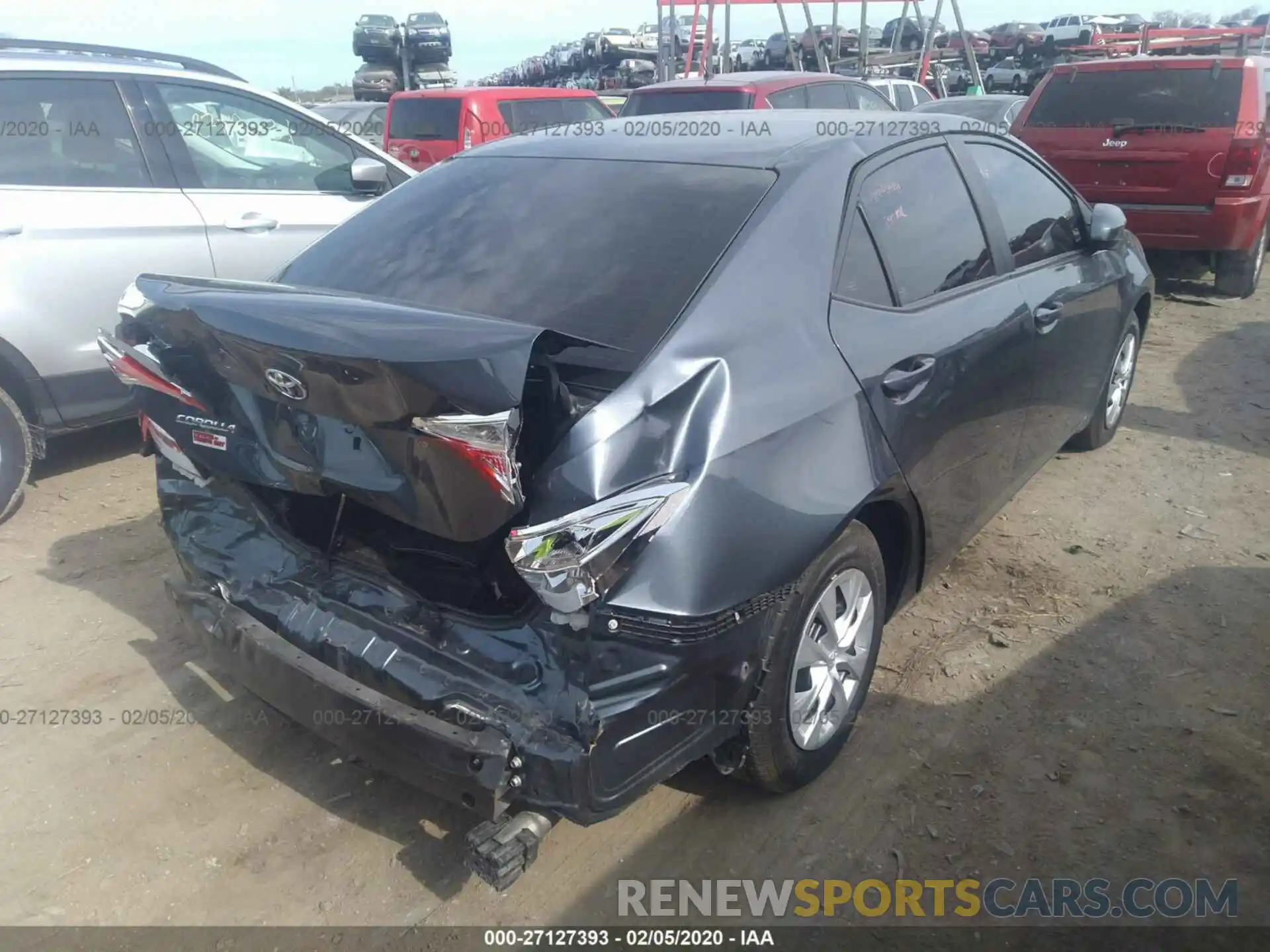 4 Photograph of a damaged car 2T1BURHE7KC190342 TOYOTA COROLLA 2019