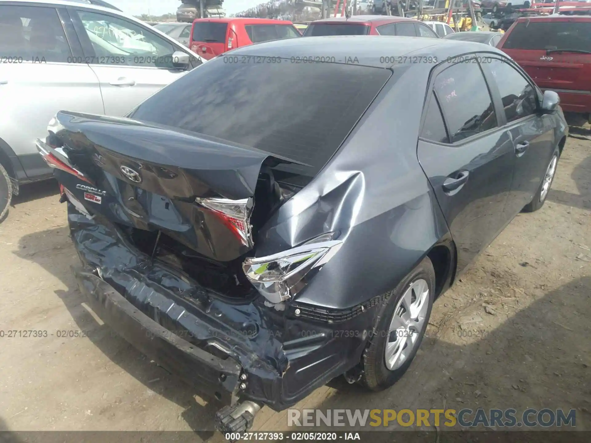 6 Photograph of a damaged car 2T1BURHE7KC190342 TOYOTA COROLLA 2019