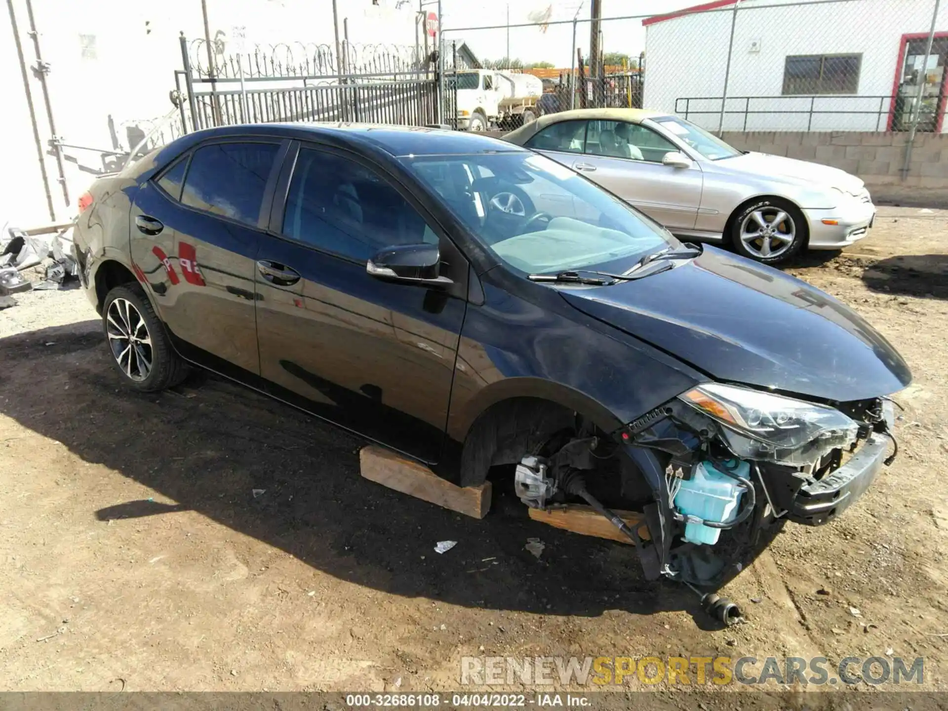 1 Photograph of a damaged car 2T1BURHE7KC190566 TOYOTA COROLLA 2019