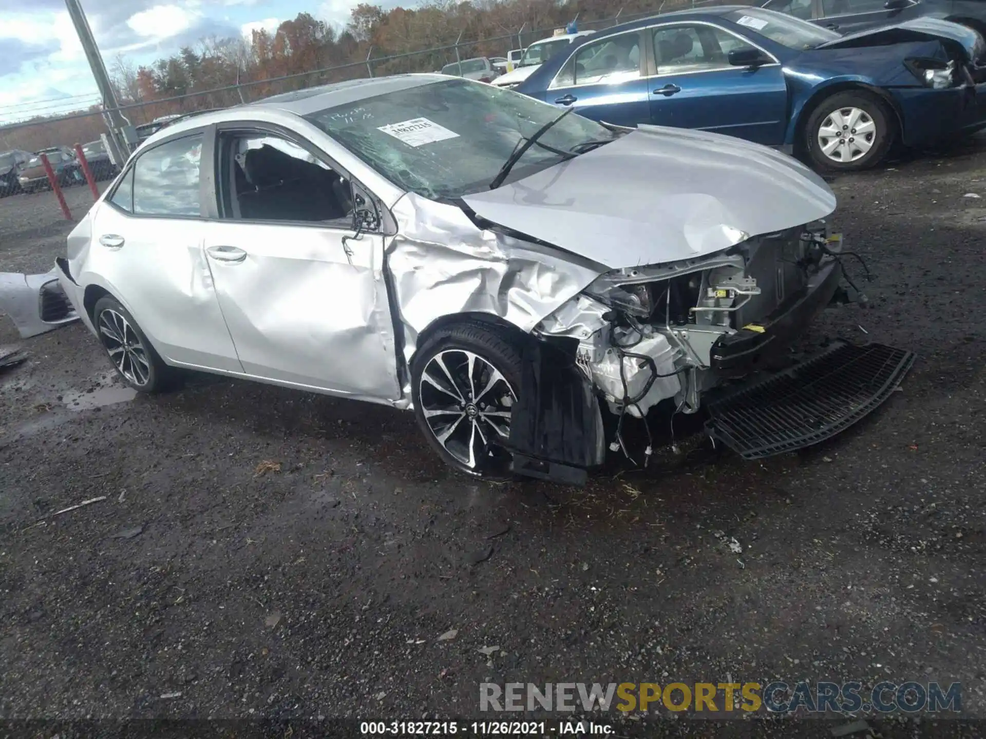 1 Photograph of a damaged car 2T1BURHE7KC191006 TOYOTA COROLLA 2019