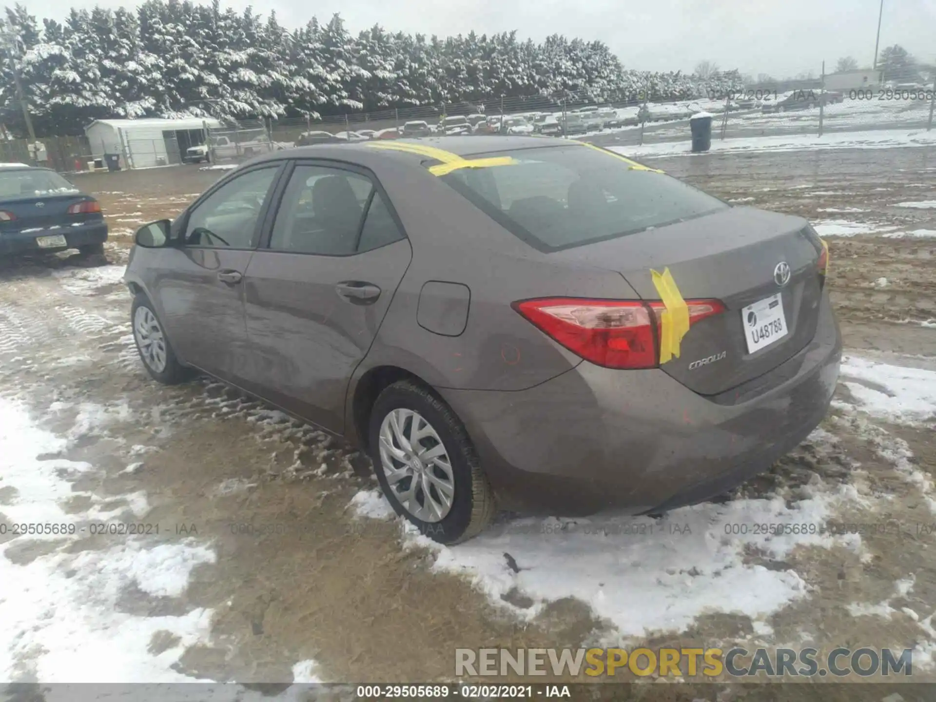 3 Photograph of a damaged car 2T1BURHE7KC192088 TOYOTA COROLLA 2019