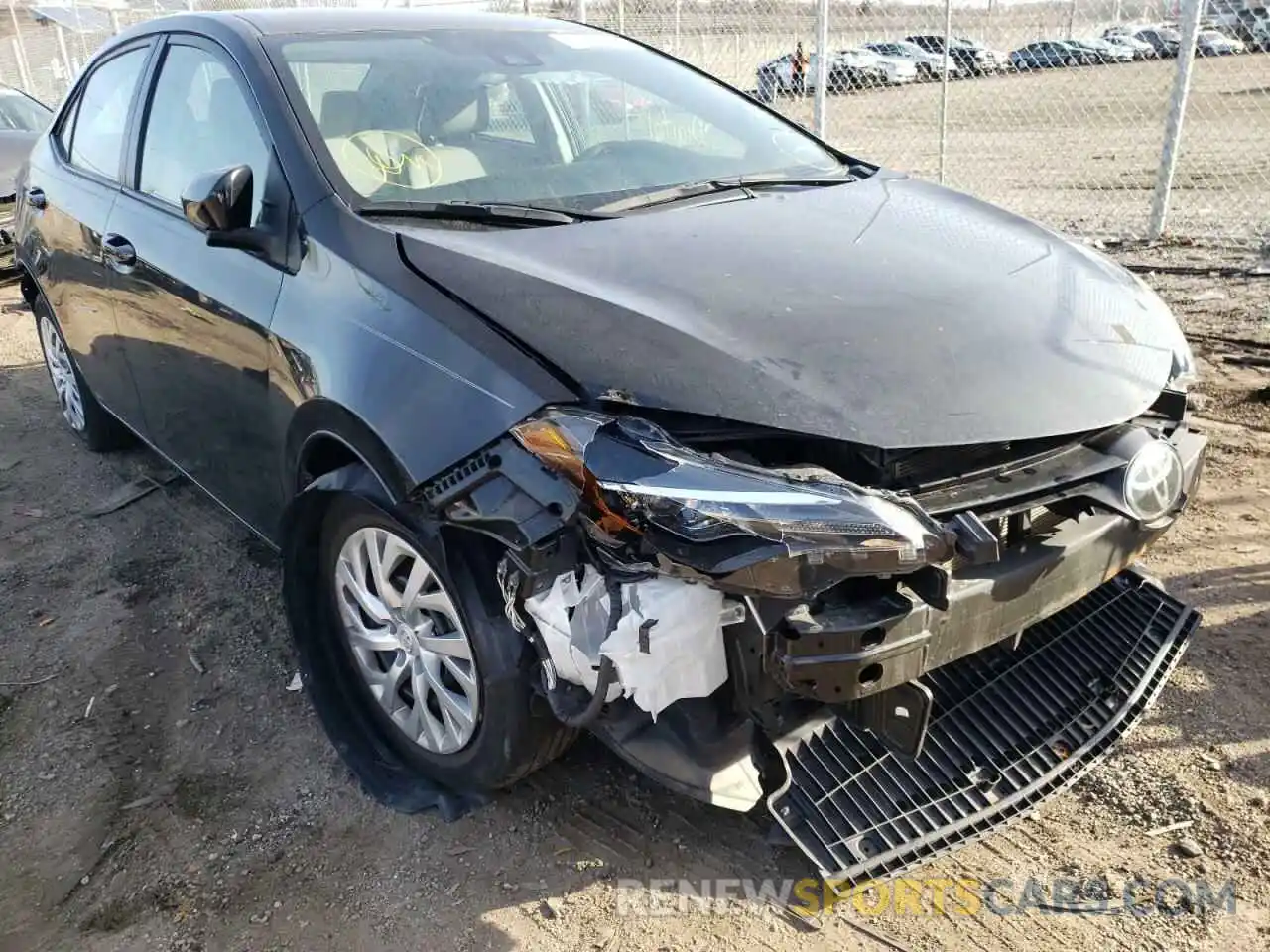 1 Photograph of a damaged car 2T1BURHE7KC192236 TOYOTA COROLLA 2019