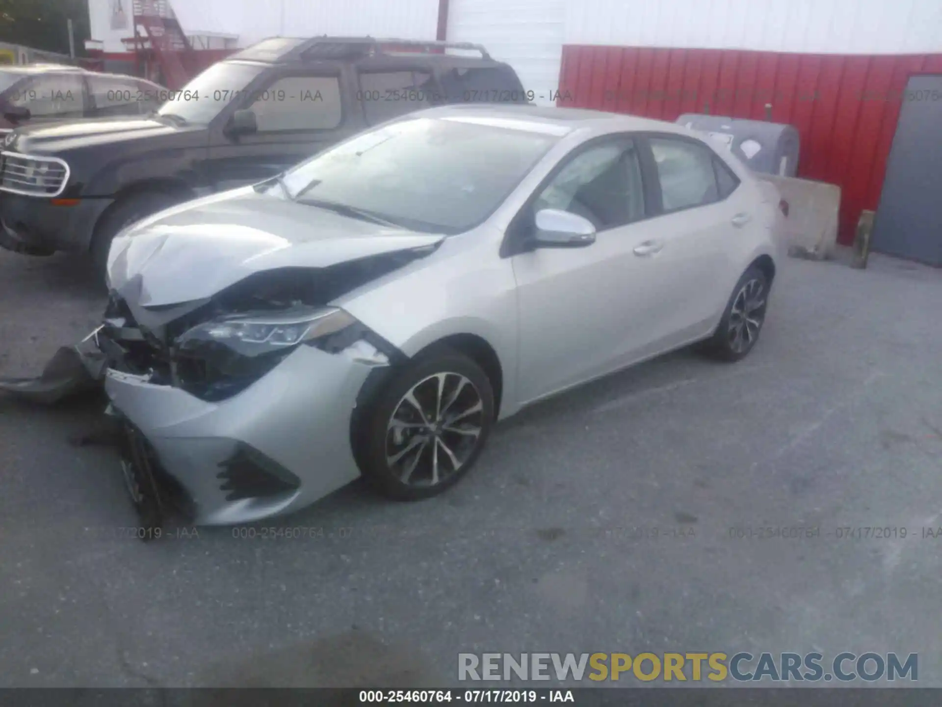 2 Photograph of a damaged car 2T1BURHE7KC193029 TOYOTA COROLLA 2019