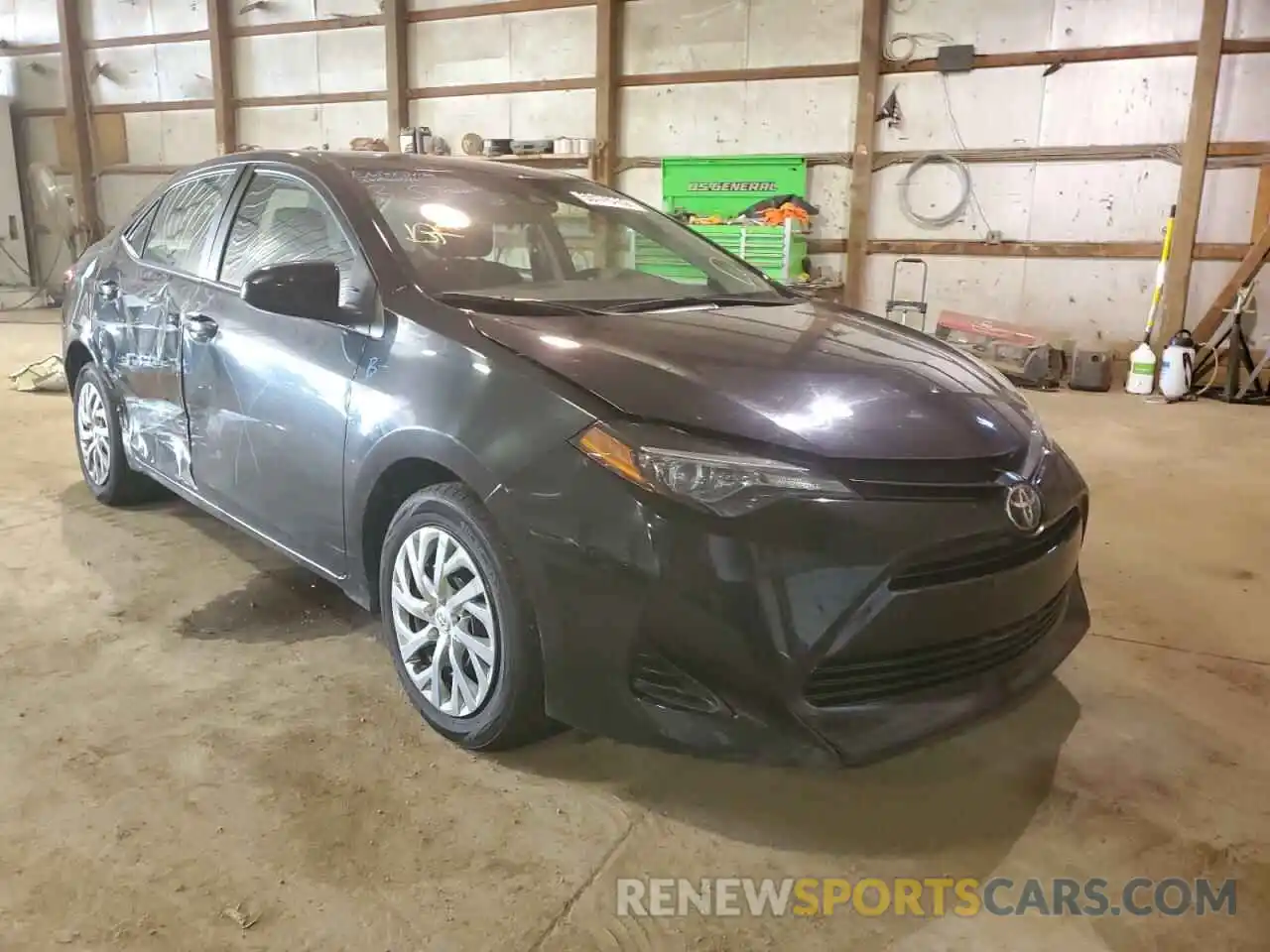 1 Photograph of a damaged car 2T1BURHE7KC193564 TOYOTA COROLLA 2019