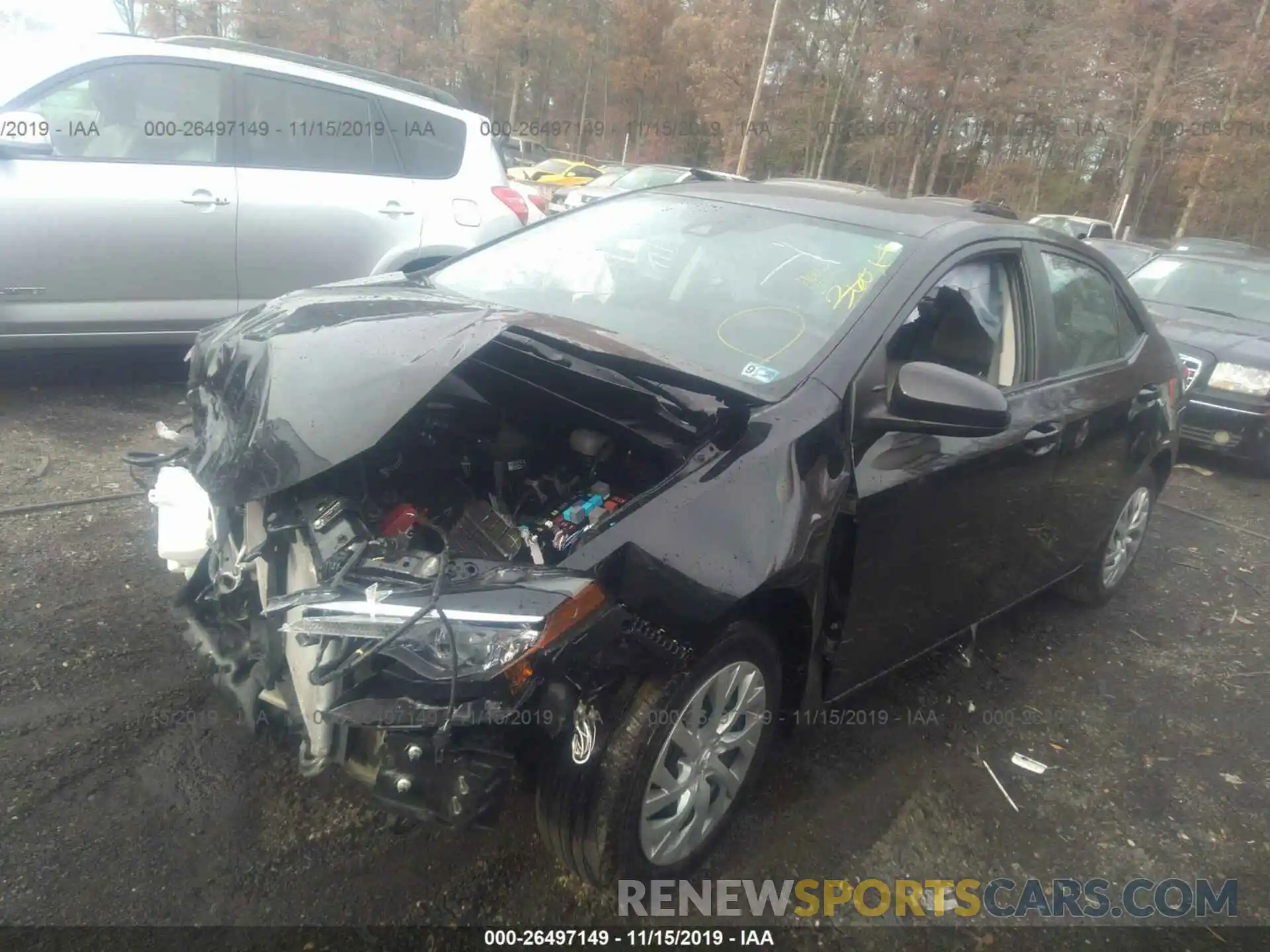 2 Photograph of a damaged car 2T1BURHE7KC194391 TOYOTA COROLLA 2019