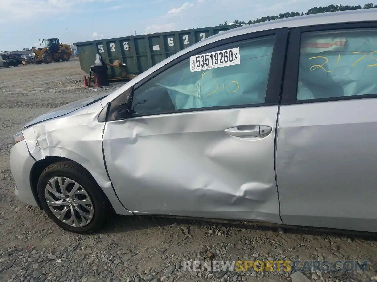 9 Photograph of a damaged car 2T1BURHE7KC194648 TOYOTA COROLLA 2019