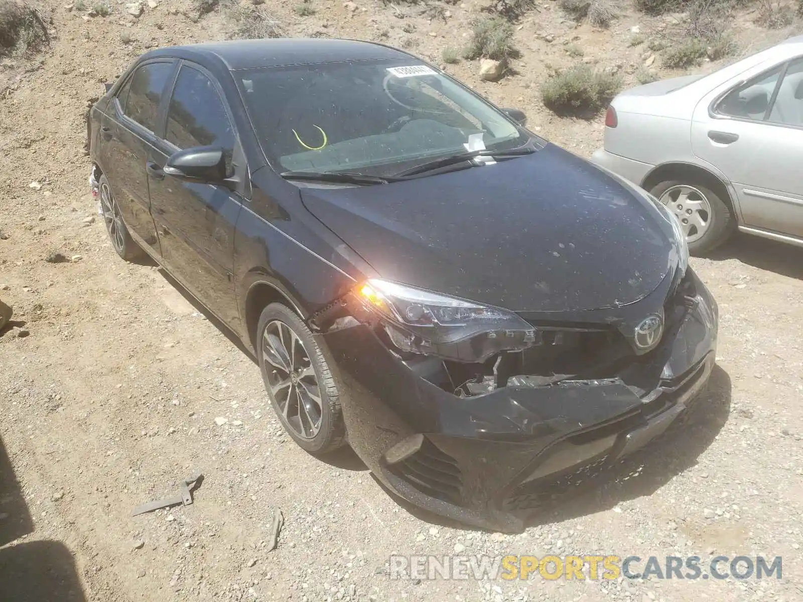 1 Photograph of a damaged car 2T1BURHE7KC194892 TOYOTA COROLLA 2019