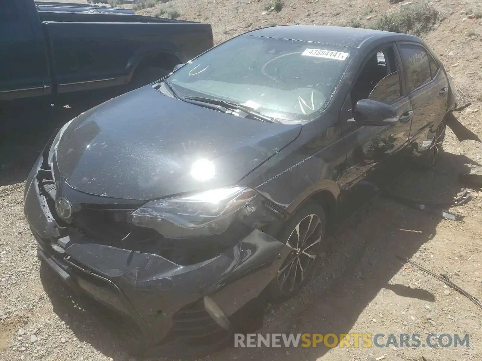 2 Photograph of a damaged car 2T1BURHE7KC194892 TOYOTA COROLLA 2019