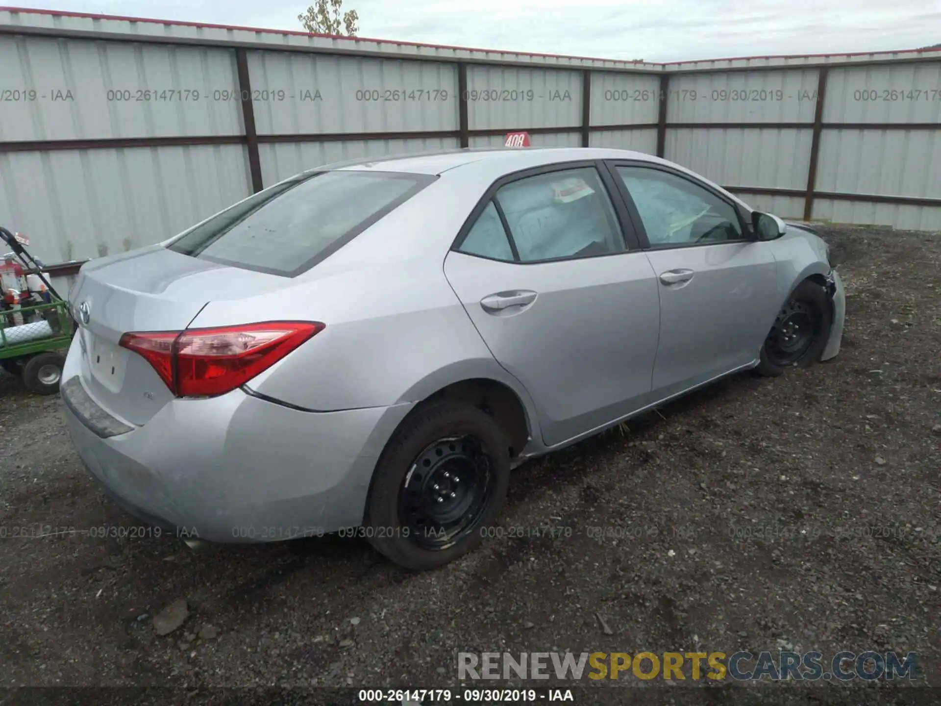 4 Photograph of a damaged car 2T1BURHE7KC194990 TOYOTA COROLLA 2019