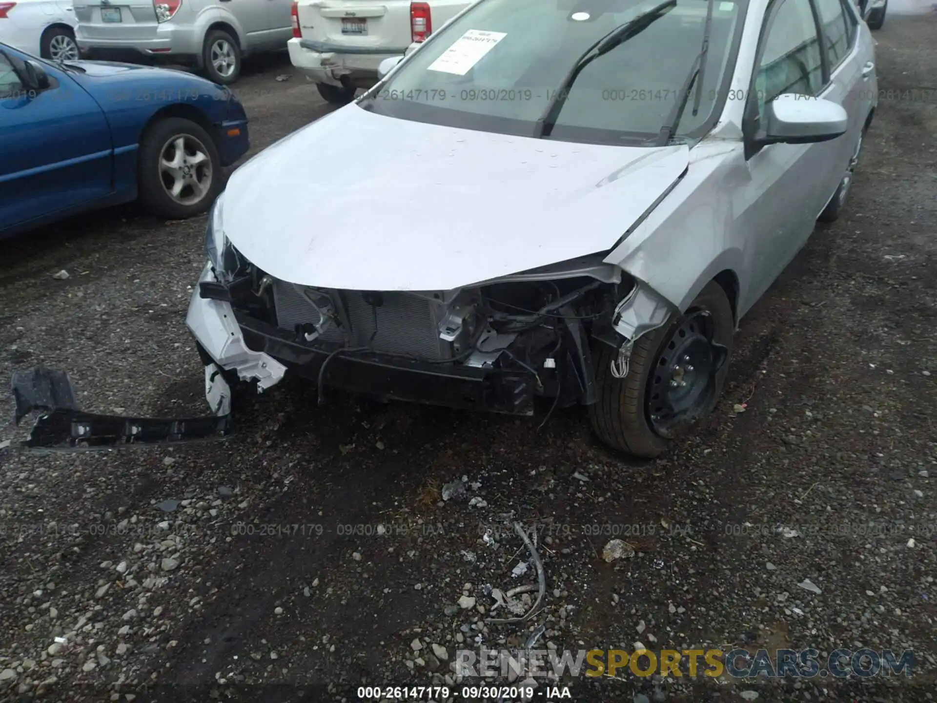 6 Photograph of a damaged car 2T1BURHE7KC194990 TOYOTA COROLLA 2019