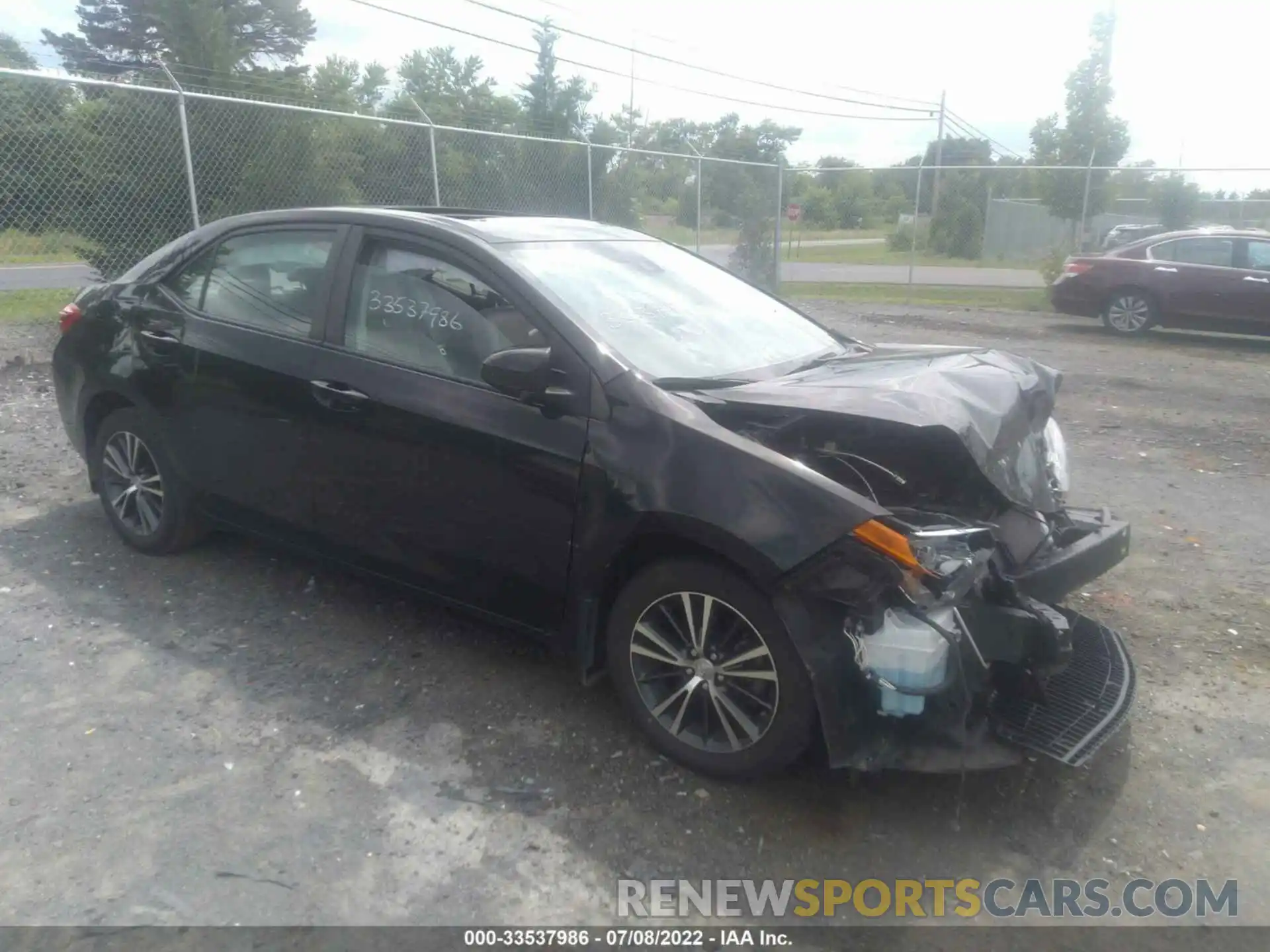 1 Photograph of a damaged car 2T1BURHE7KC196500 TOYOTA COROLLA 2019