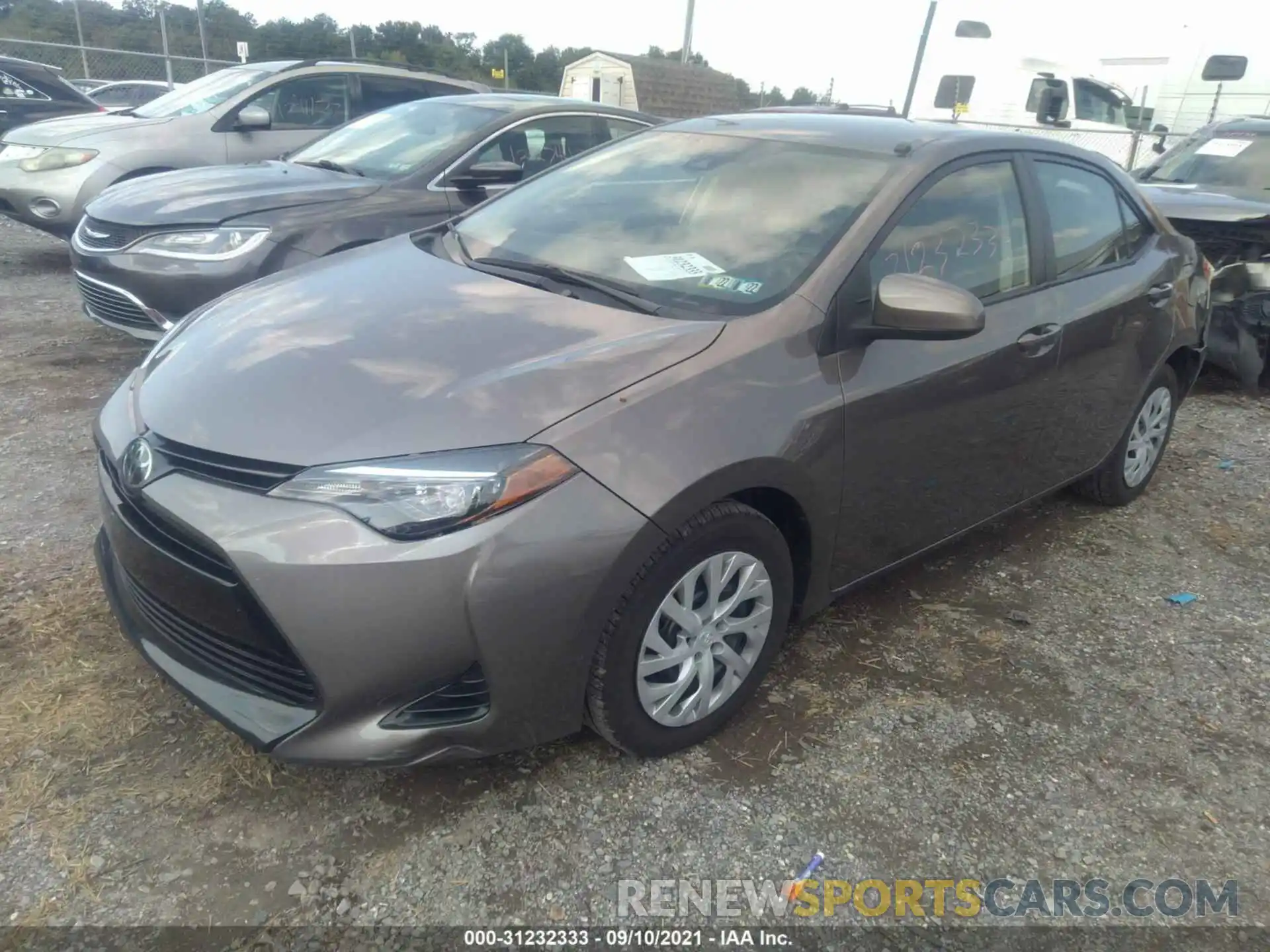 2 Photograph of a damaged car 2T1BURHE7KC197016 TOYOTA COROLLA 2019