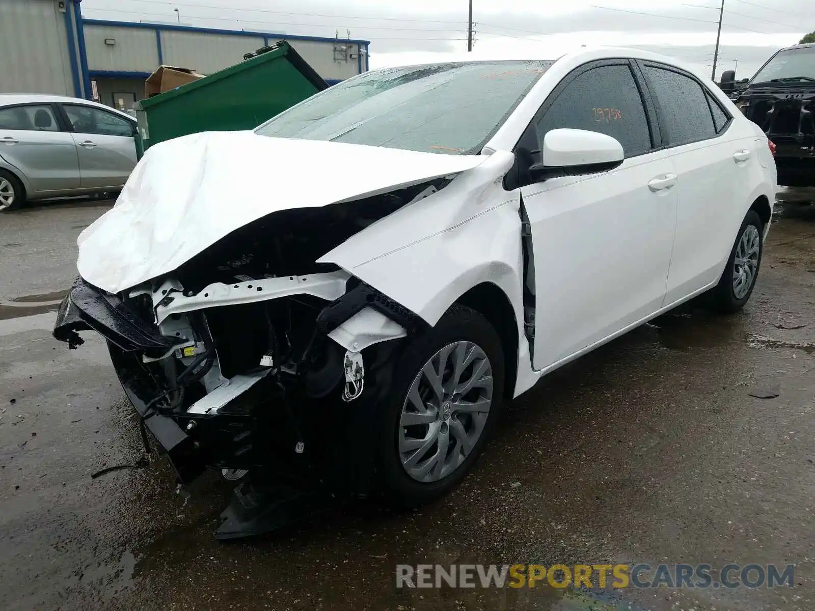 2 Photograph of a damaged car 2T1BURHE7KC197422 TOYOTA COROLLA 2019