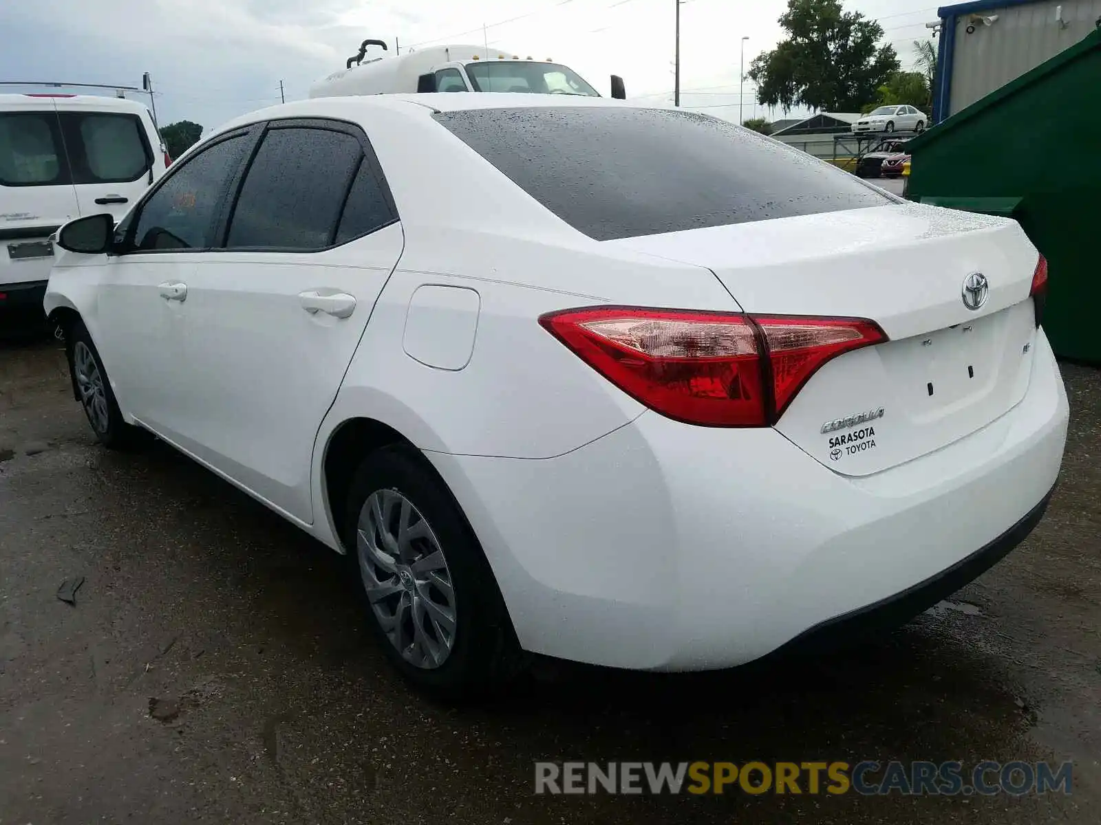 3 Photograph of a damaged car 2T1BURHE7KC197422 TOYOTA COROLLA 2019