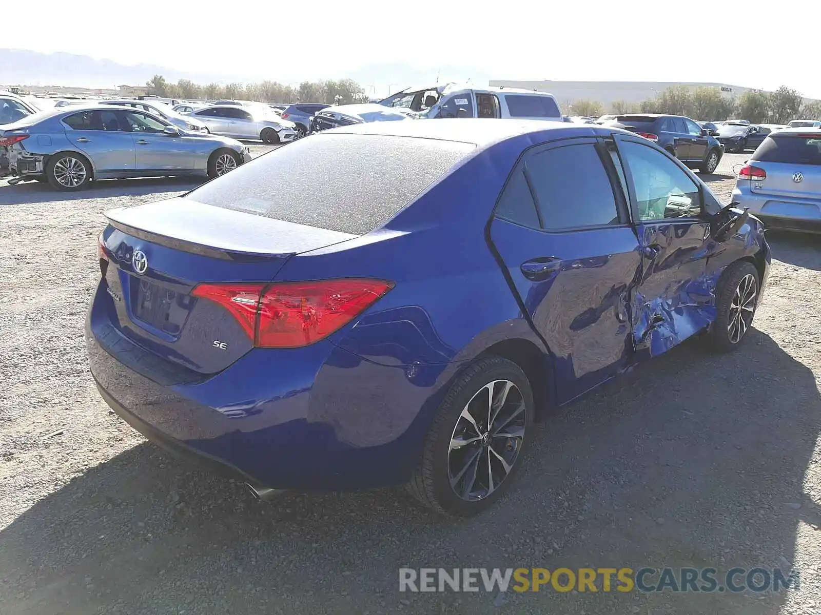 4 Photograph of a damaged car 2T1BURHE7KC198540 TOYOTA COROLLA 2019