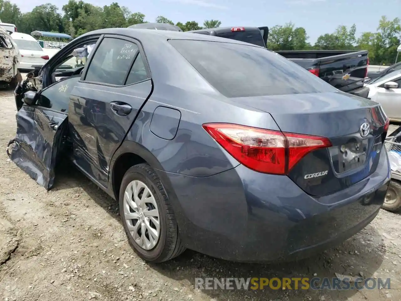 3 Photograph of a damaged car 2T1BURHE7KC200514 TOYOTA COROLLA 2019