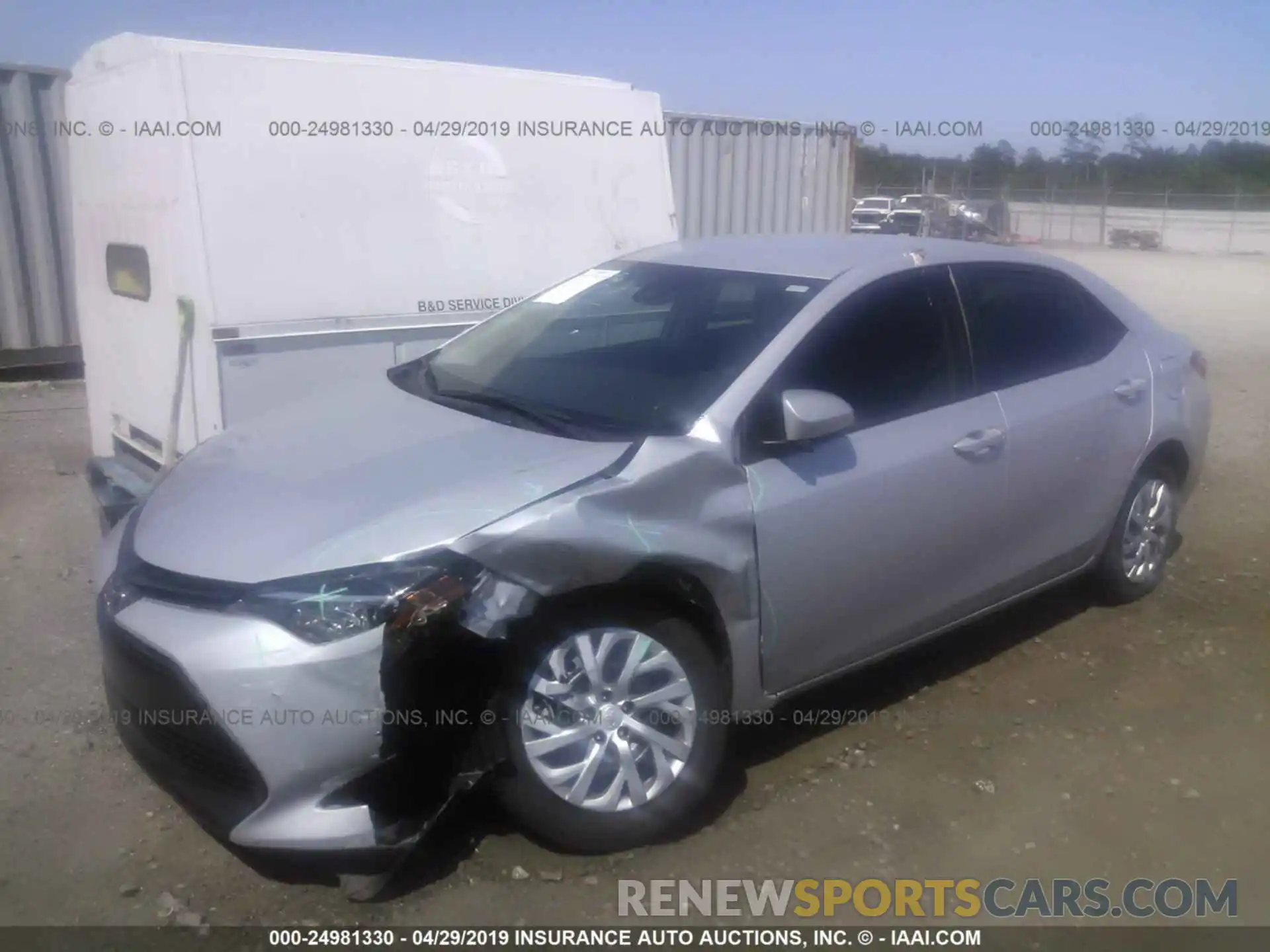 2 Photograph of a damaged car 2T1BURHE7KC201114 TOYOTA COROLLA 2019