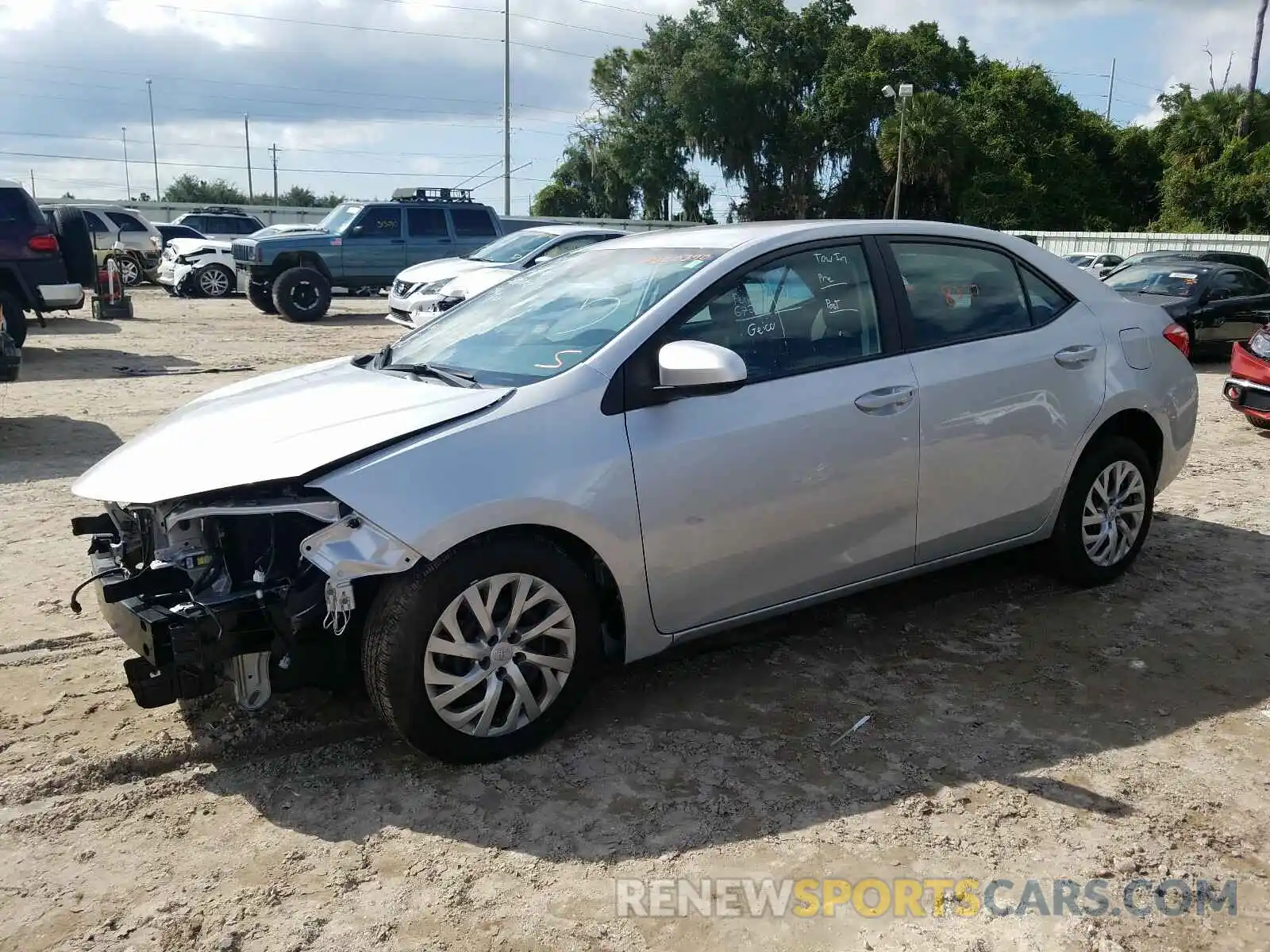 2 Photograph of a damaged car 2T1BURHE7KC202022 TOYOTA COROLLA 2019