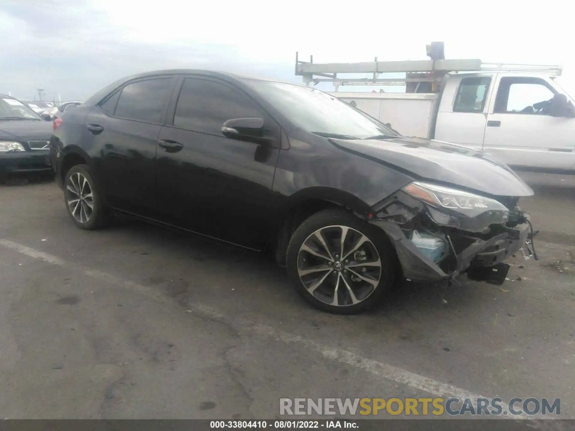 1 Photograph of a damaged car 2T1BURHE7KC202134 TOYOTA COROLLA 2019