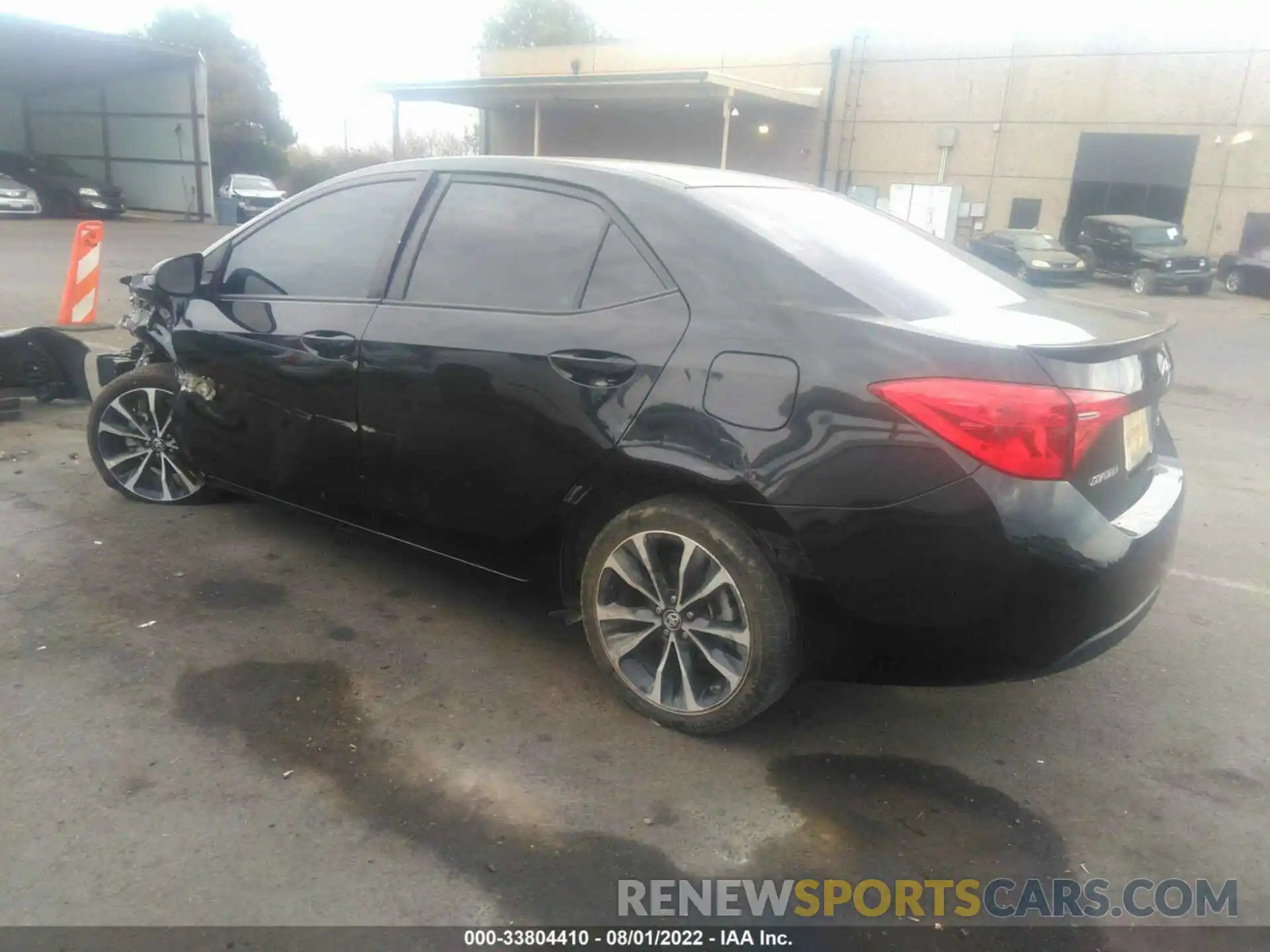 3 Photograph of a damaged car 2T1BURHE7KC202134 TOYOTA COROLLA 2019