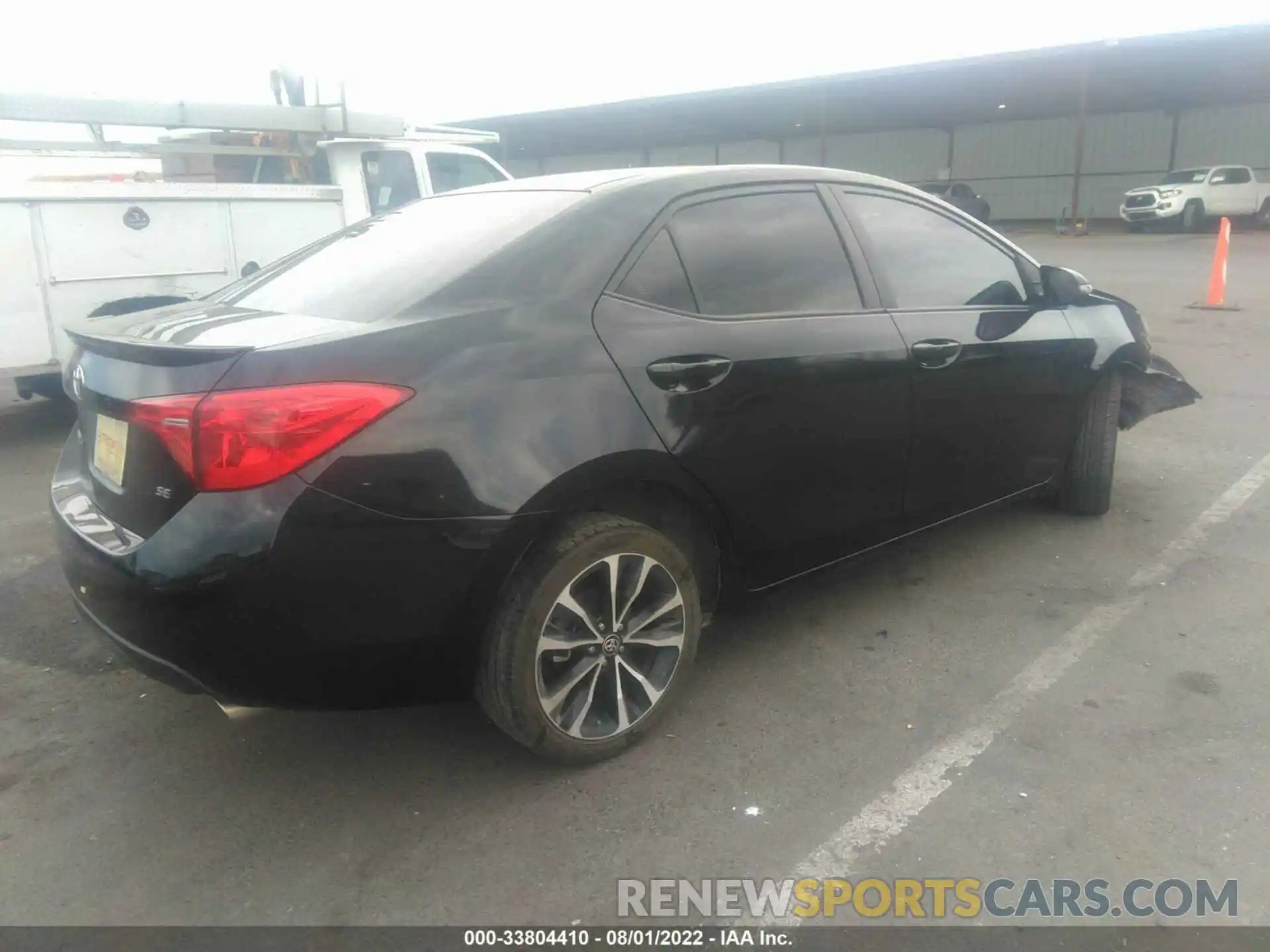 4 Photograph of a damaged car 2T1BURHE7KC202134 TOYOTA COROLLA 2019