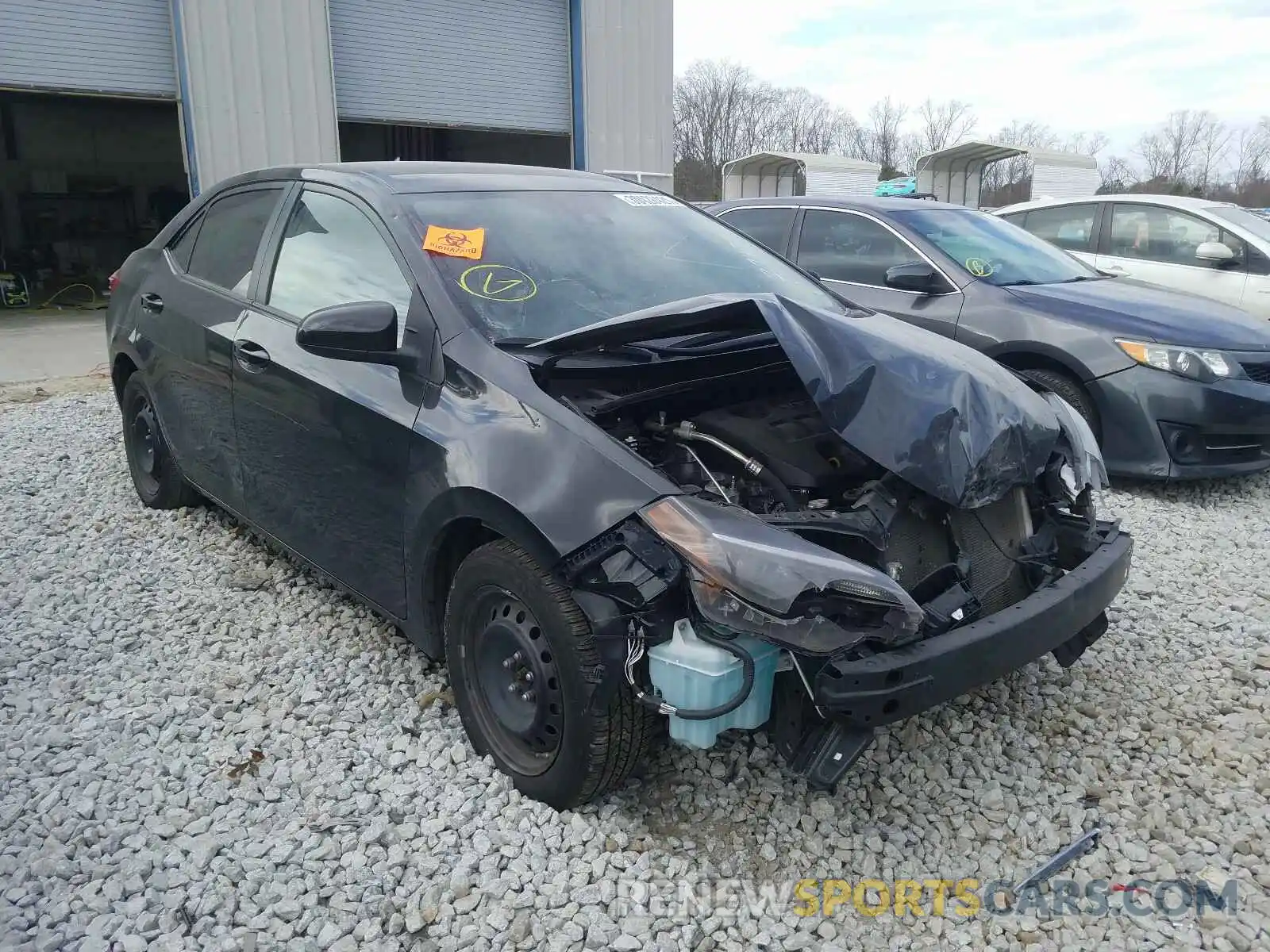 1 Photograph of a damaged car 2T1BURHE7KC202747 TOYOTA COROLLA 2019