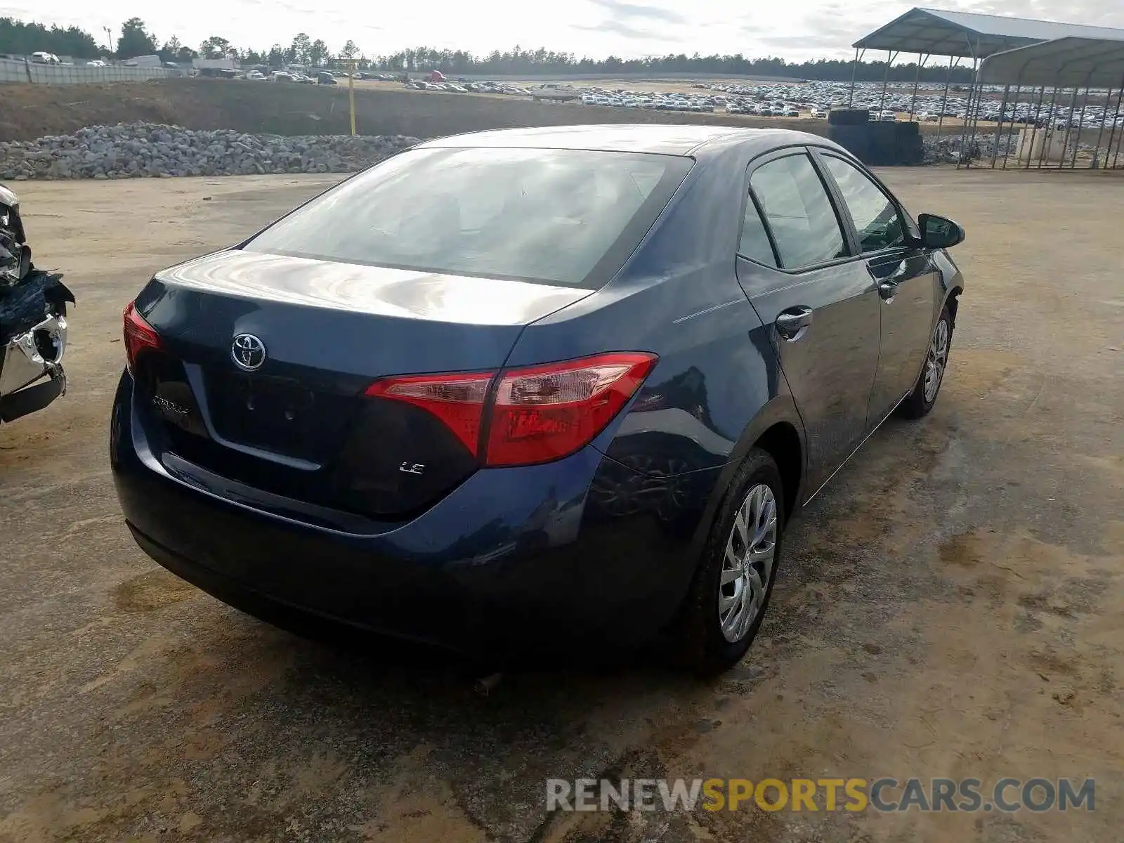 4 Photograph of a damaged car 2T1BURHE7KC203297 TOYOTA COROLLA 2019