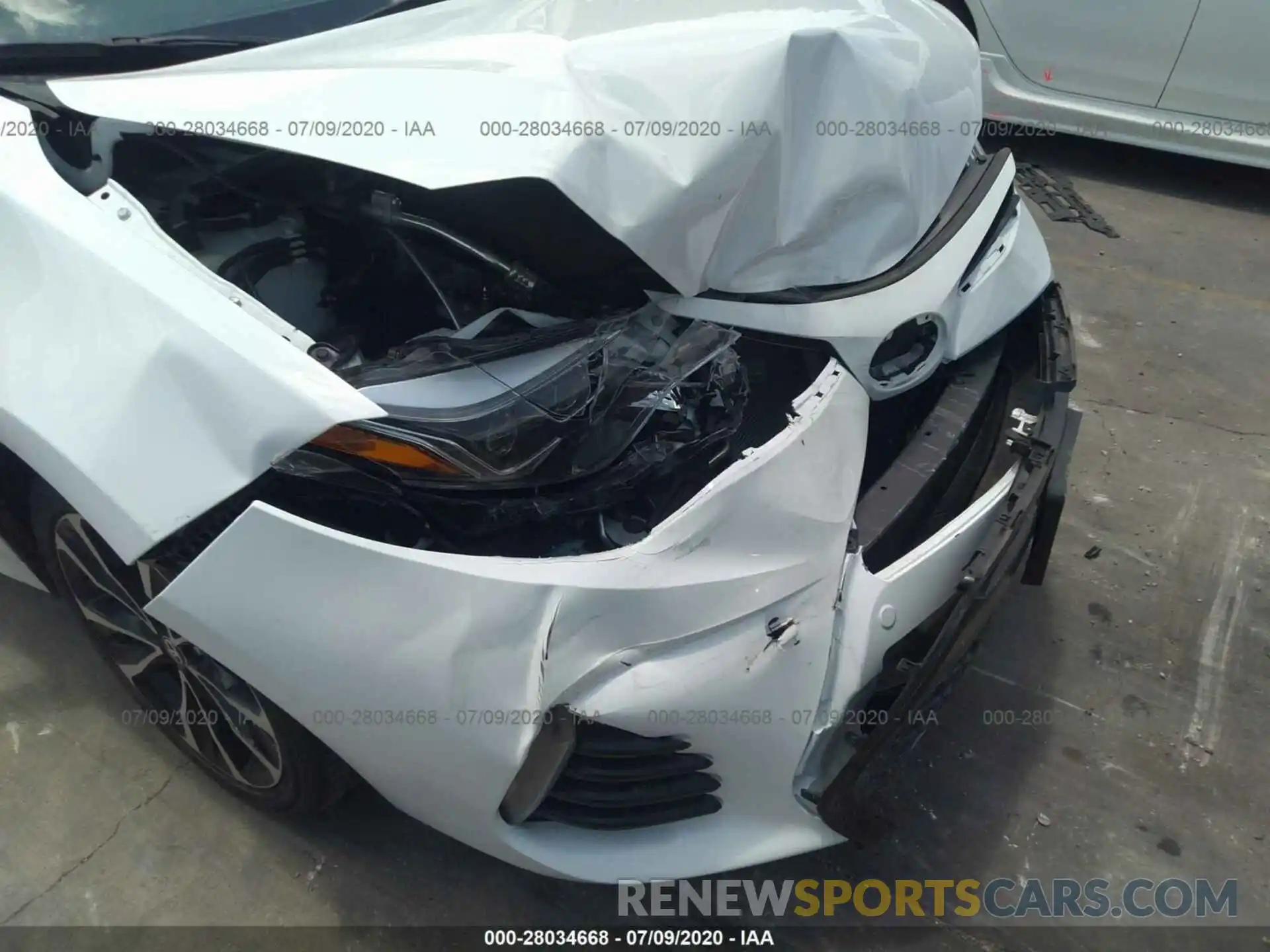 6 Photograph of a damaged car 2T1BURHE7KC203753 TOYOTA COROLLA 2019