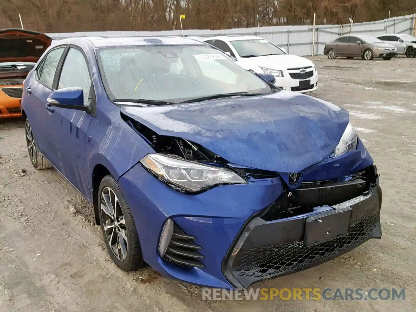 1 Photograph of a damaged car 2T1BURHE7KC204126 TOYOTA COROLLA 2019