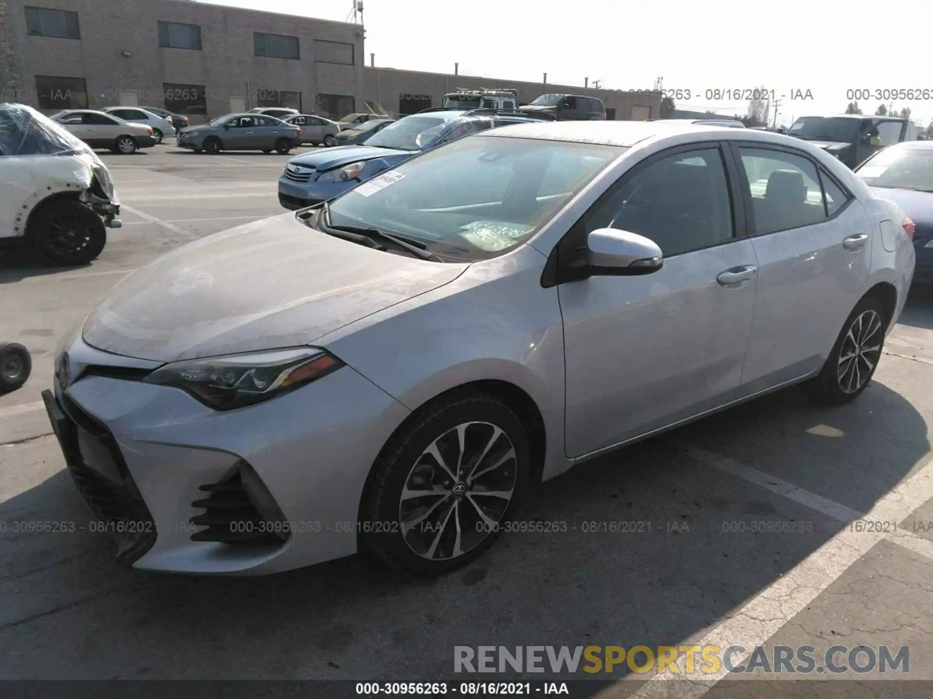 2 Photograph of a damaged car 2T1BURHE7KC204157 TOYOTA COROLLA 2019