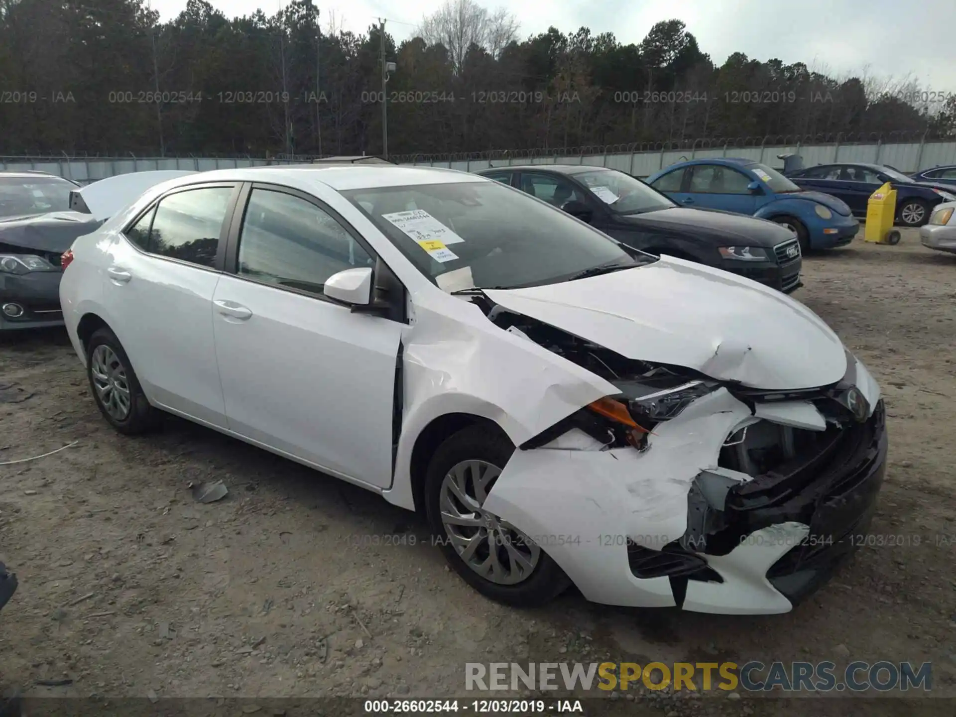 1 Photograph of a damaged car 2T1BURHE7KC204174 TOYOTA COROLLA 2019